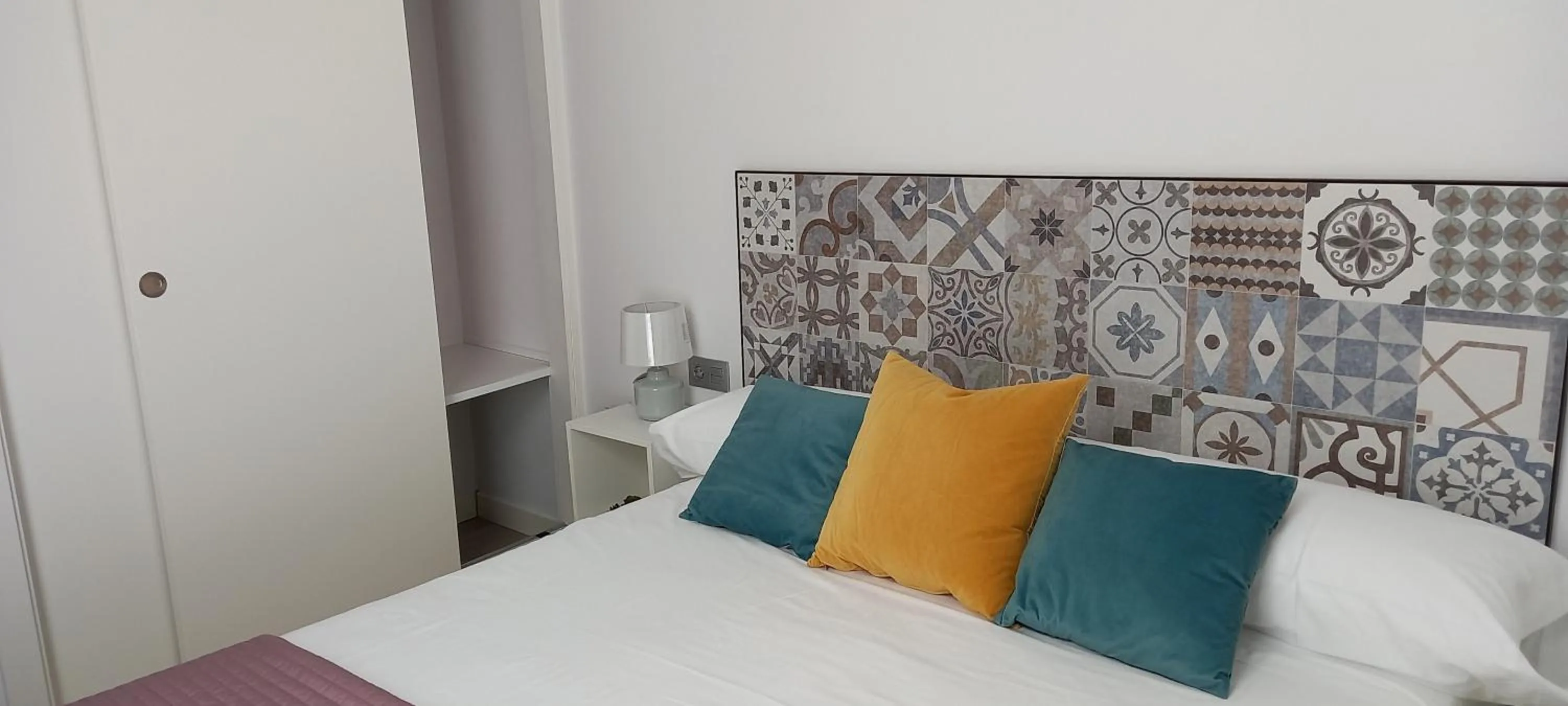 Bed in Casa Palacio La Casa Blanca Suites