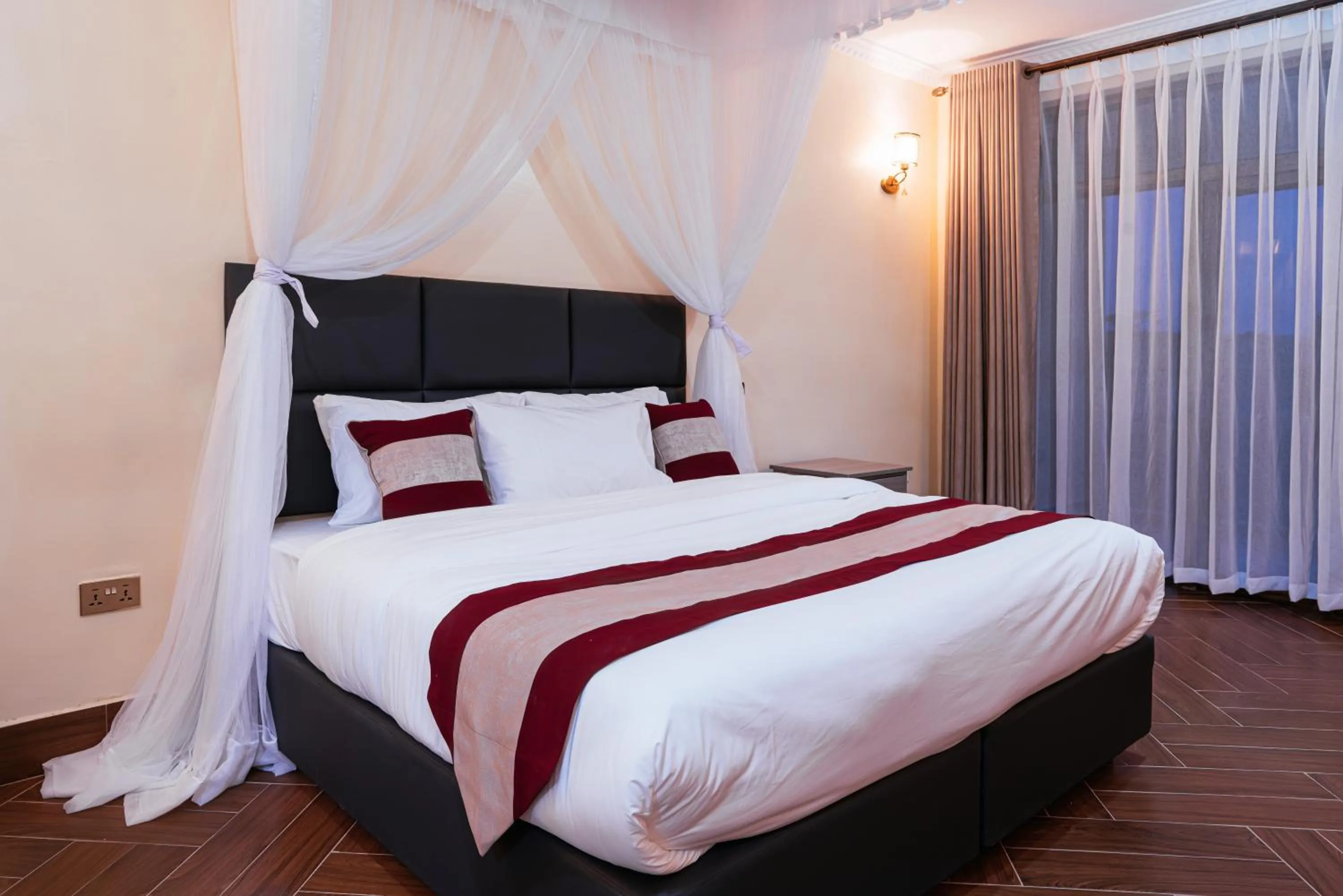 Bed in Olsupat Lodge