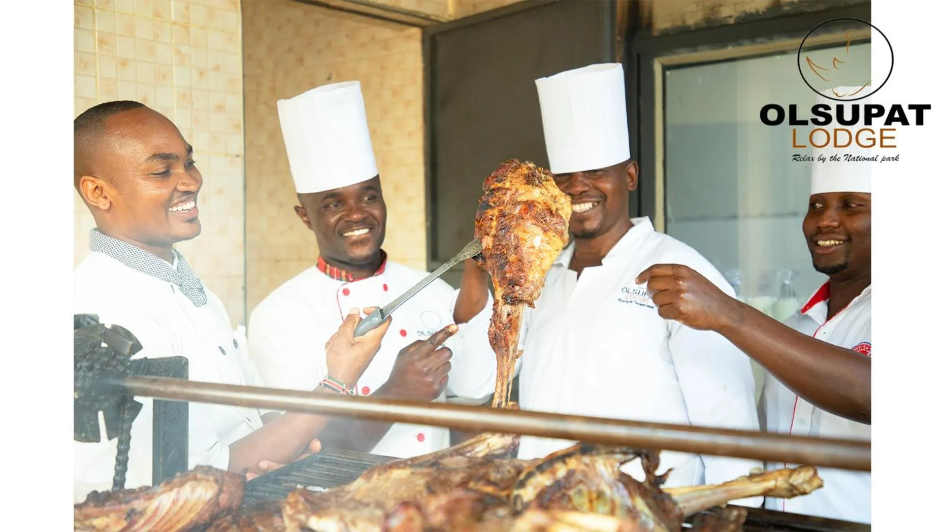 People in Olsupat Lodge