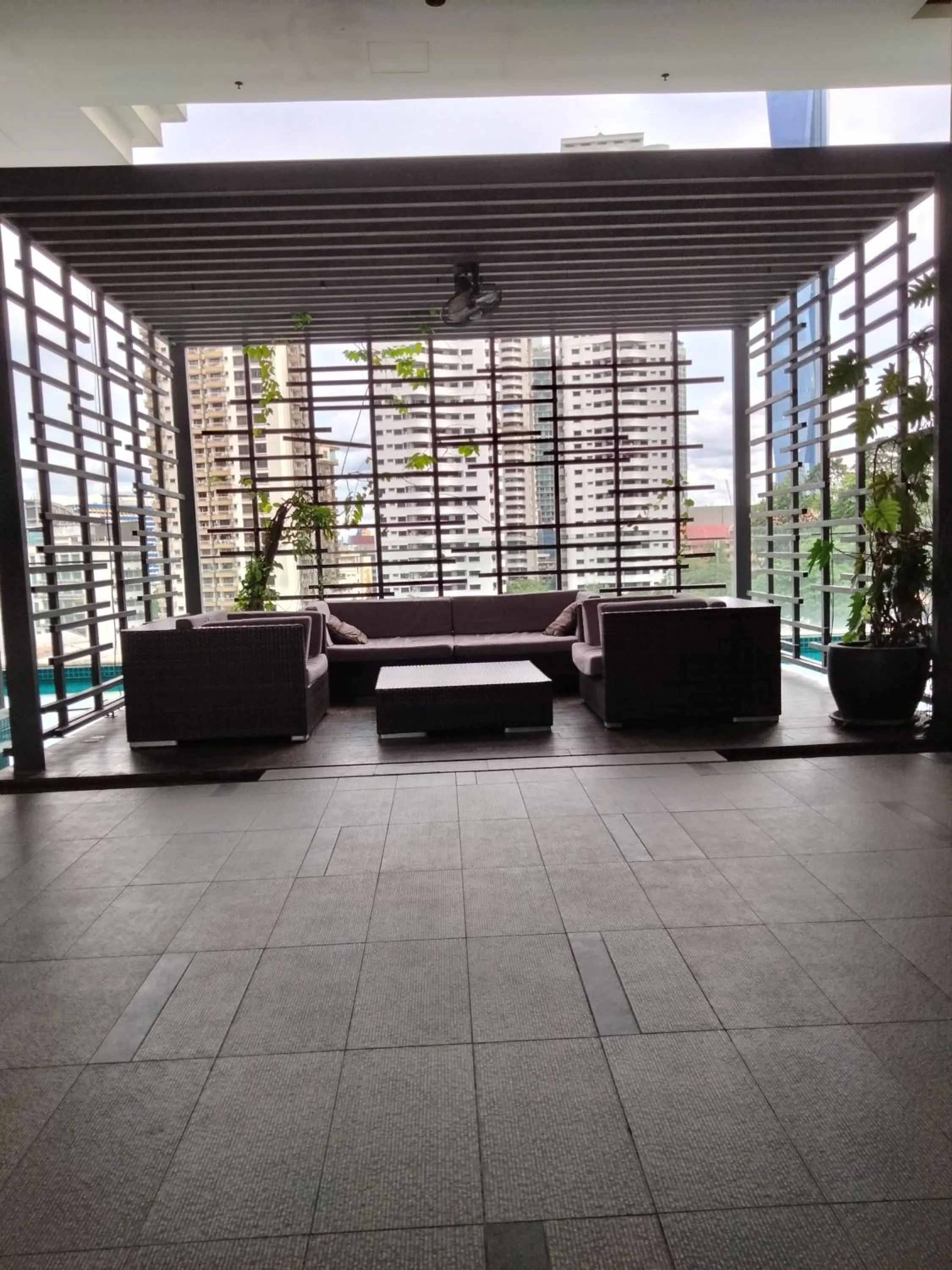 Seating area in Oneiro One Bukit Ceylon