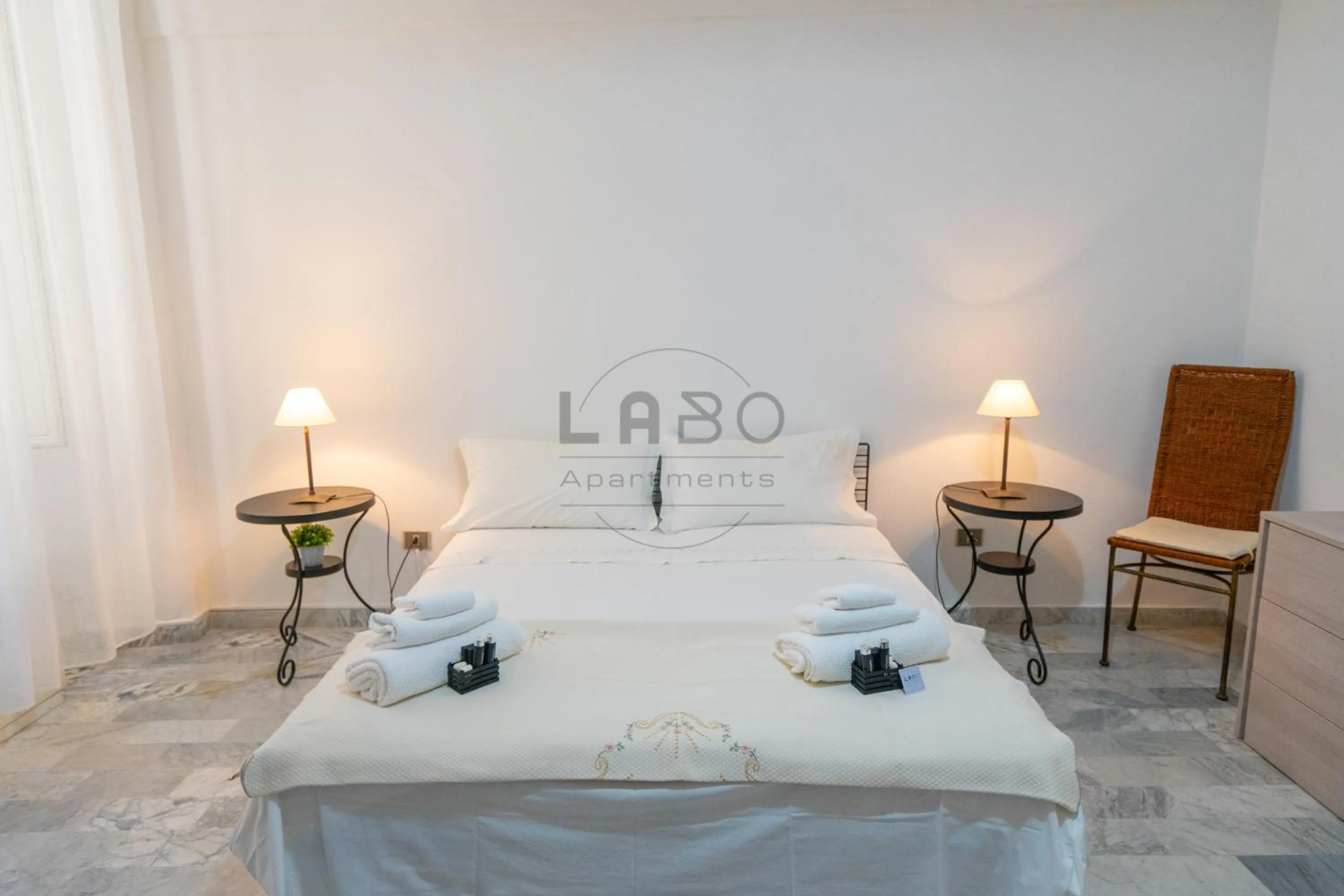 Bed in Eirene Exclusive Apartment