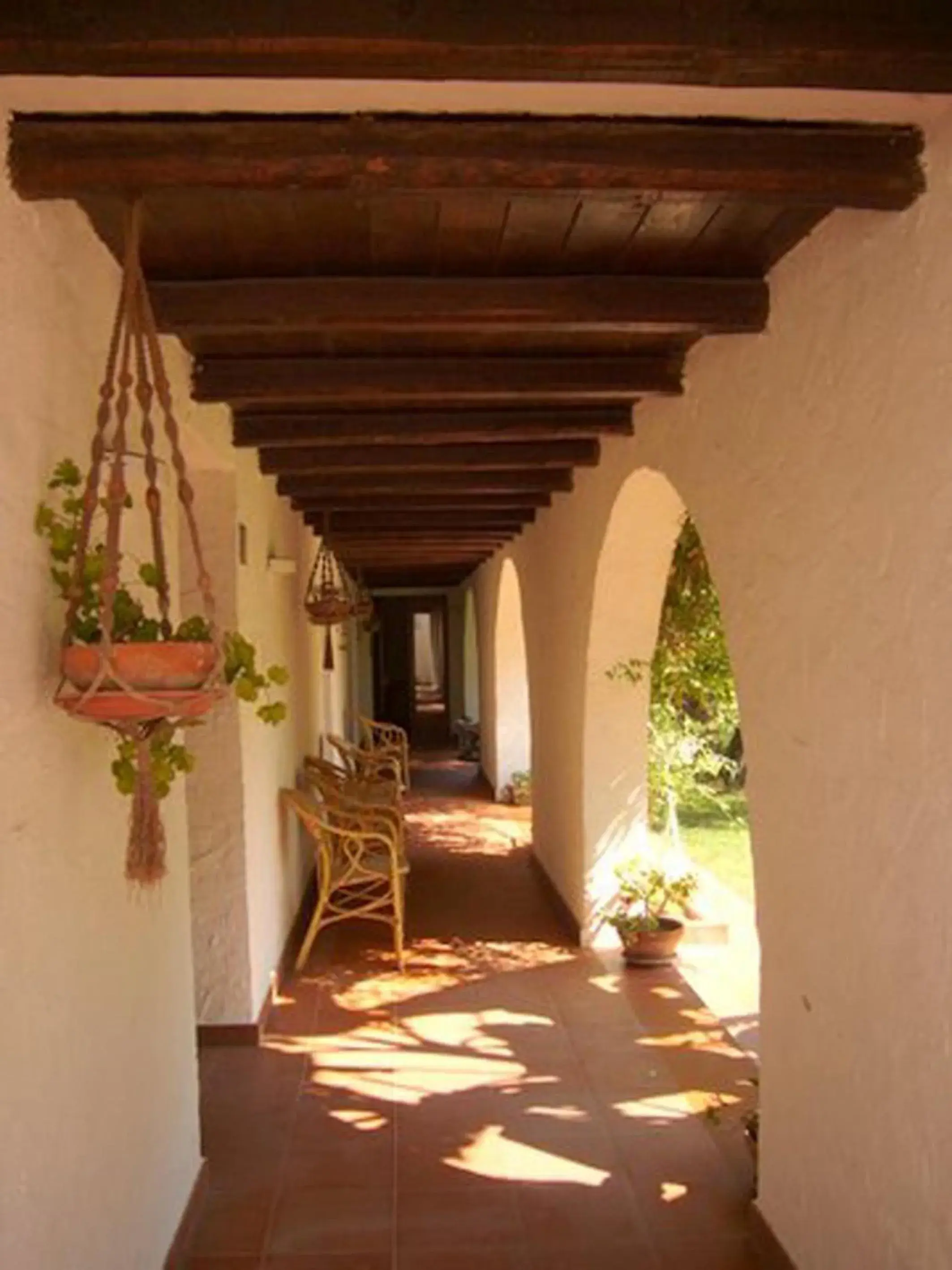 Inner courtyard view in Hotel Villa Mediterranea Inner courtyard view in Hotel Villa Mediterranea