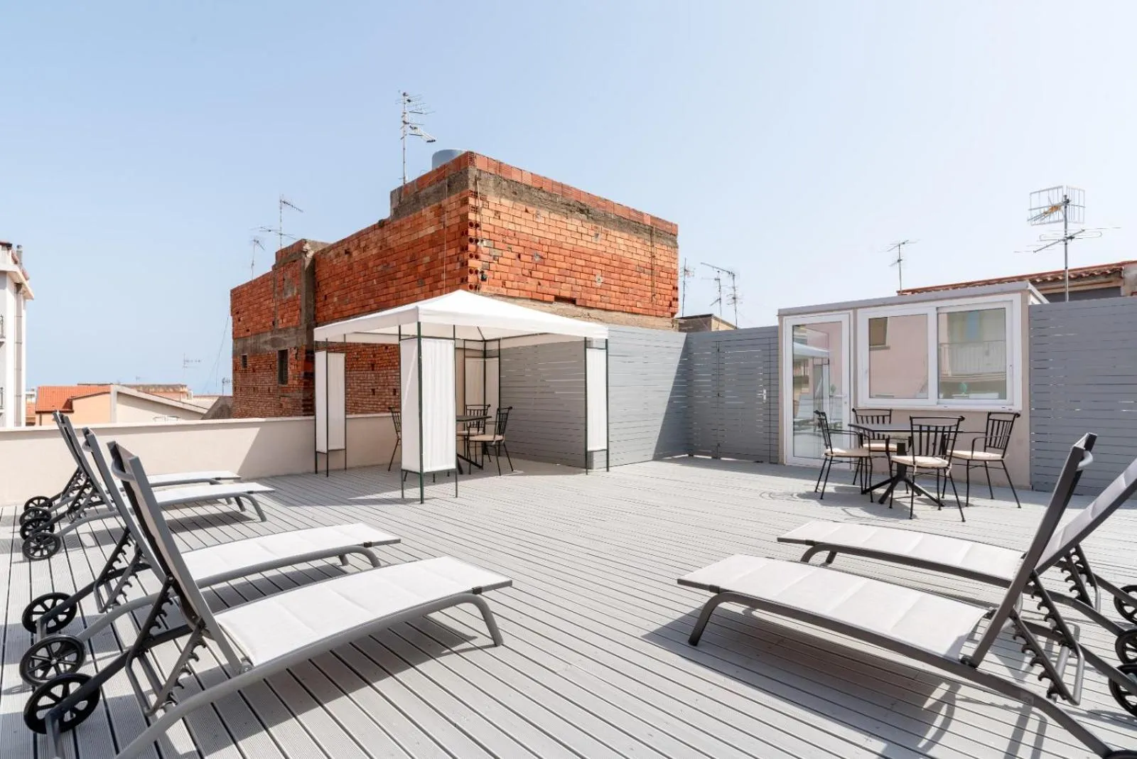 Patio in Affittacamere L'Eolie