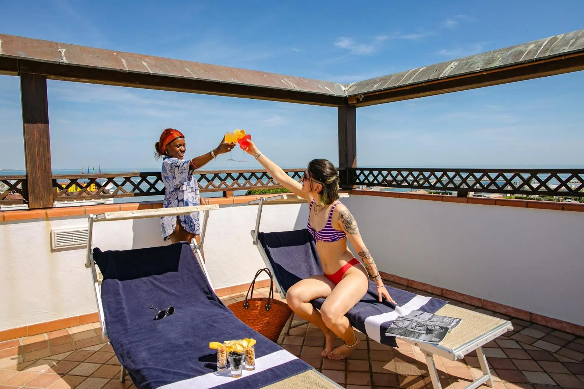 Balcony/Terrace in New Bristol Sport Hotel