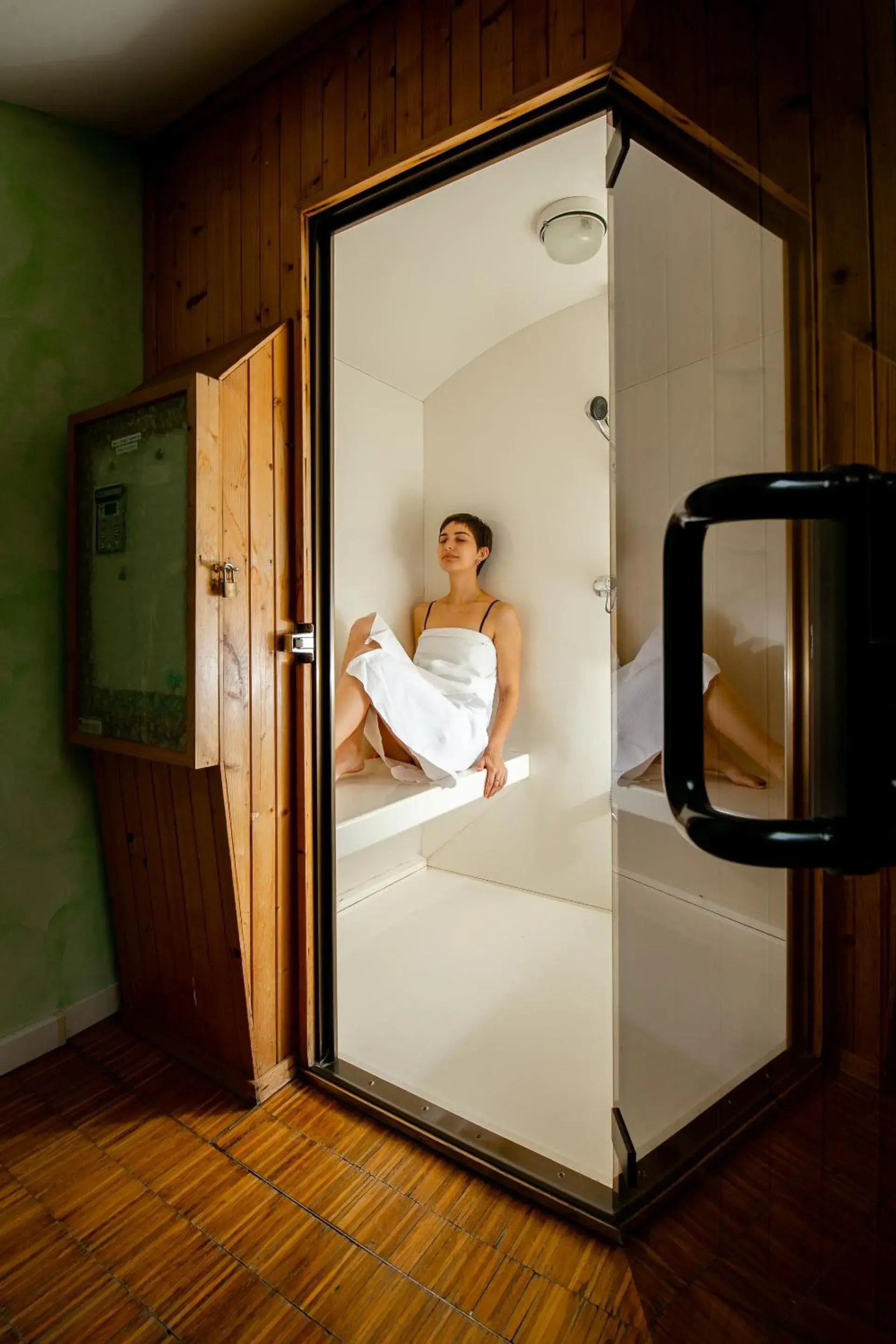 Sauna, Bathroom in New Bristol Sport Hotel
