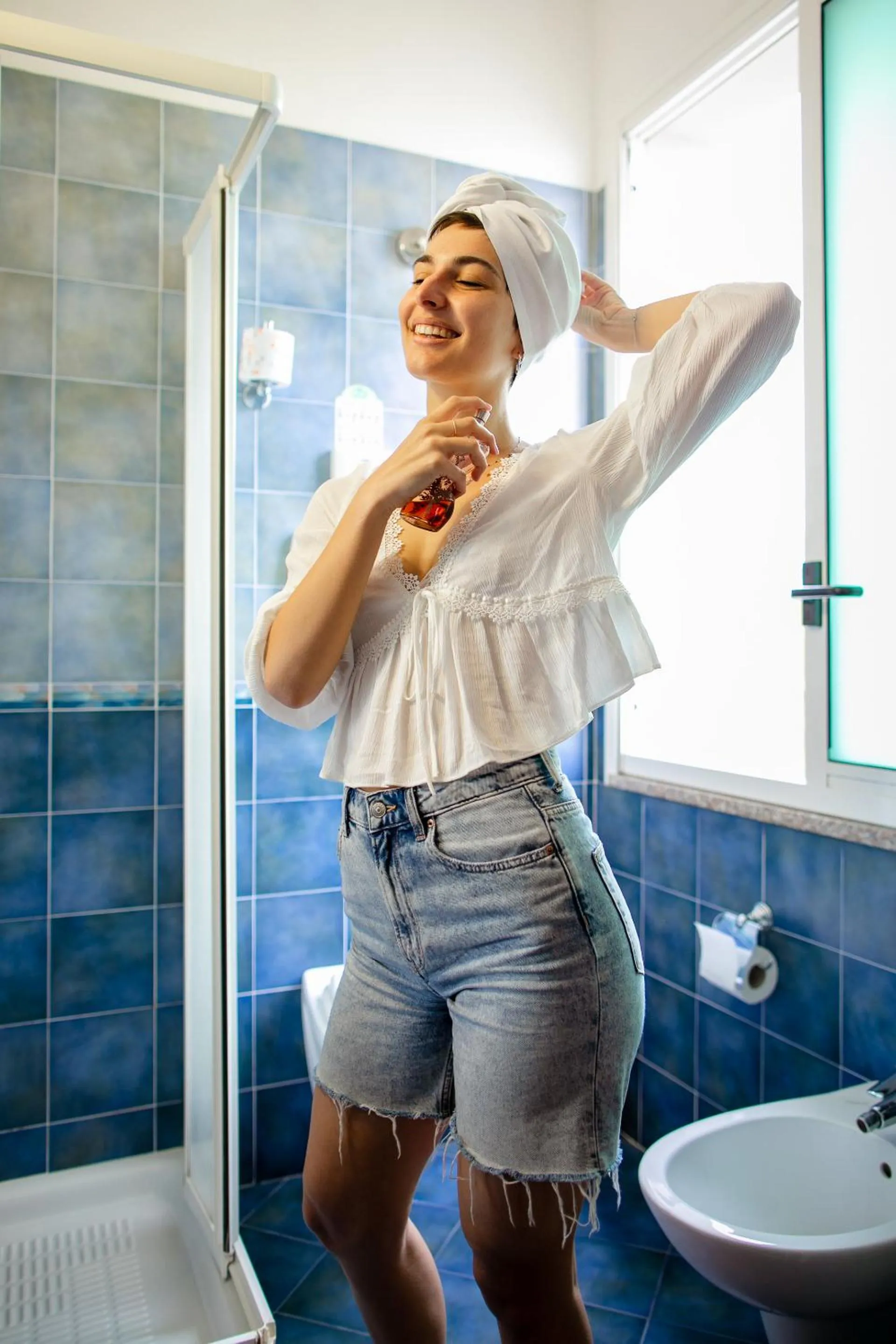 Bathroom in New Bristol Sport Hotel