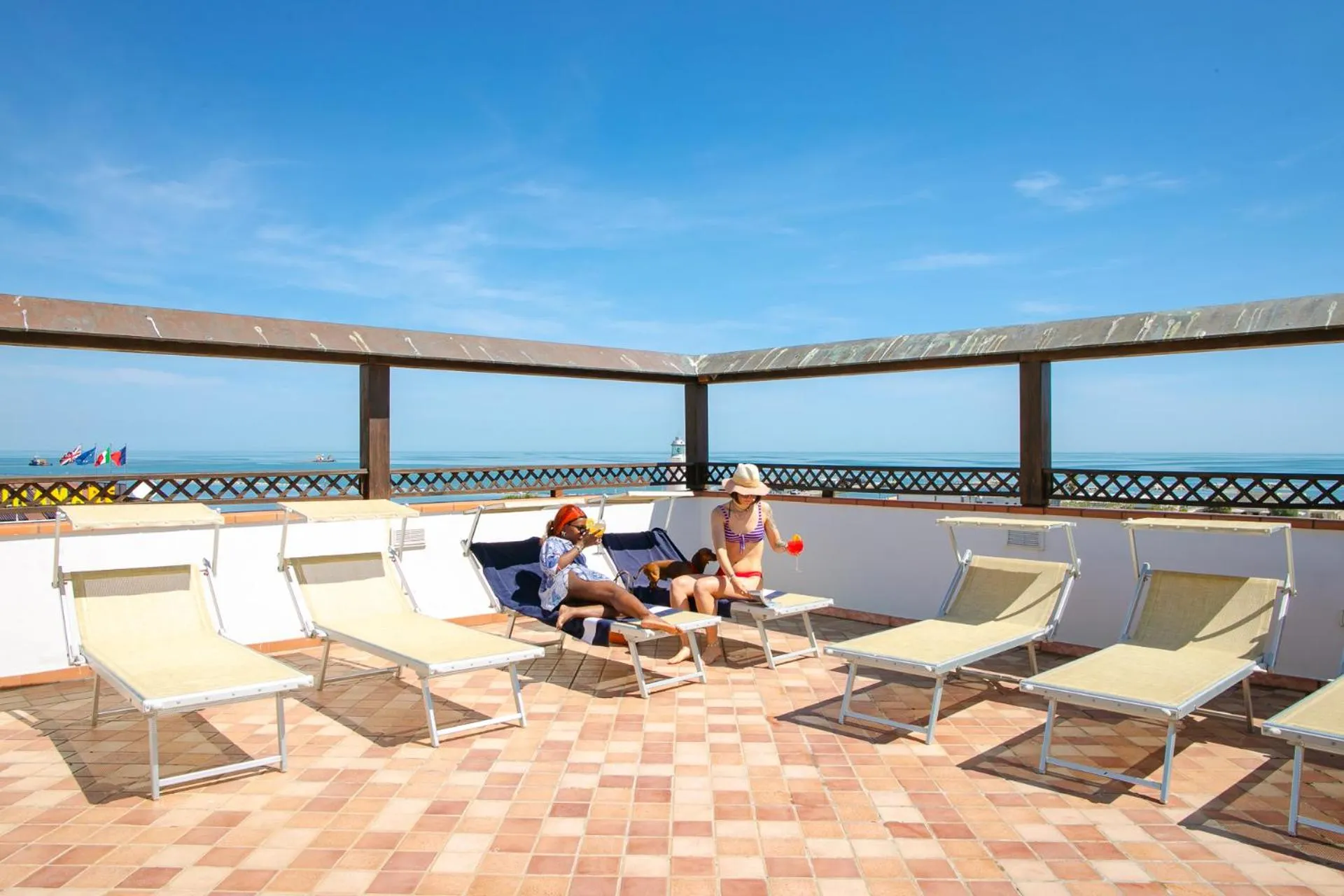 Balcony/Terrace in New Bristol Sport Hotel