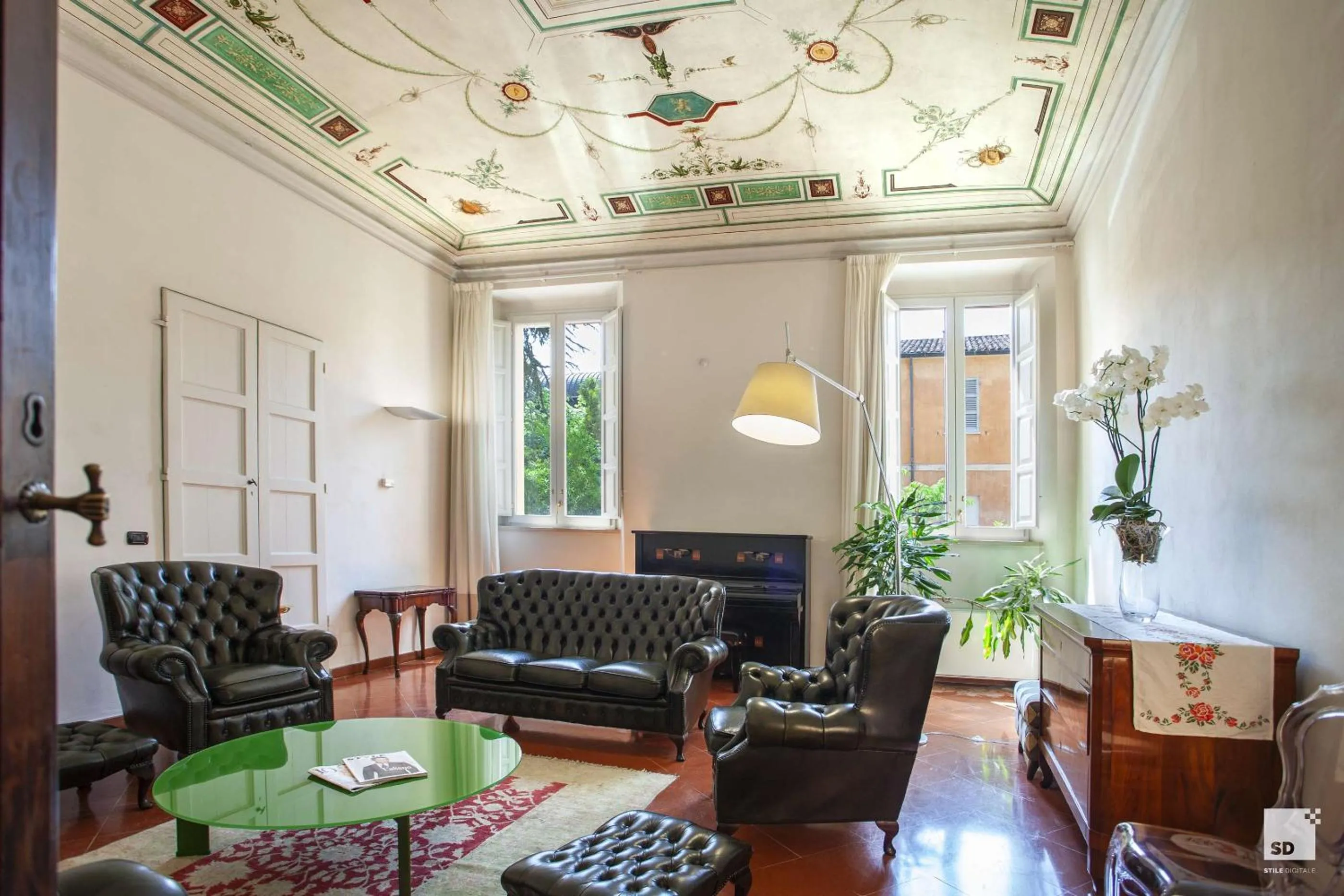 Communal lounge/ TV room in Palazzo Galletti Abbiosi