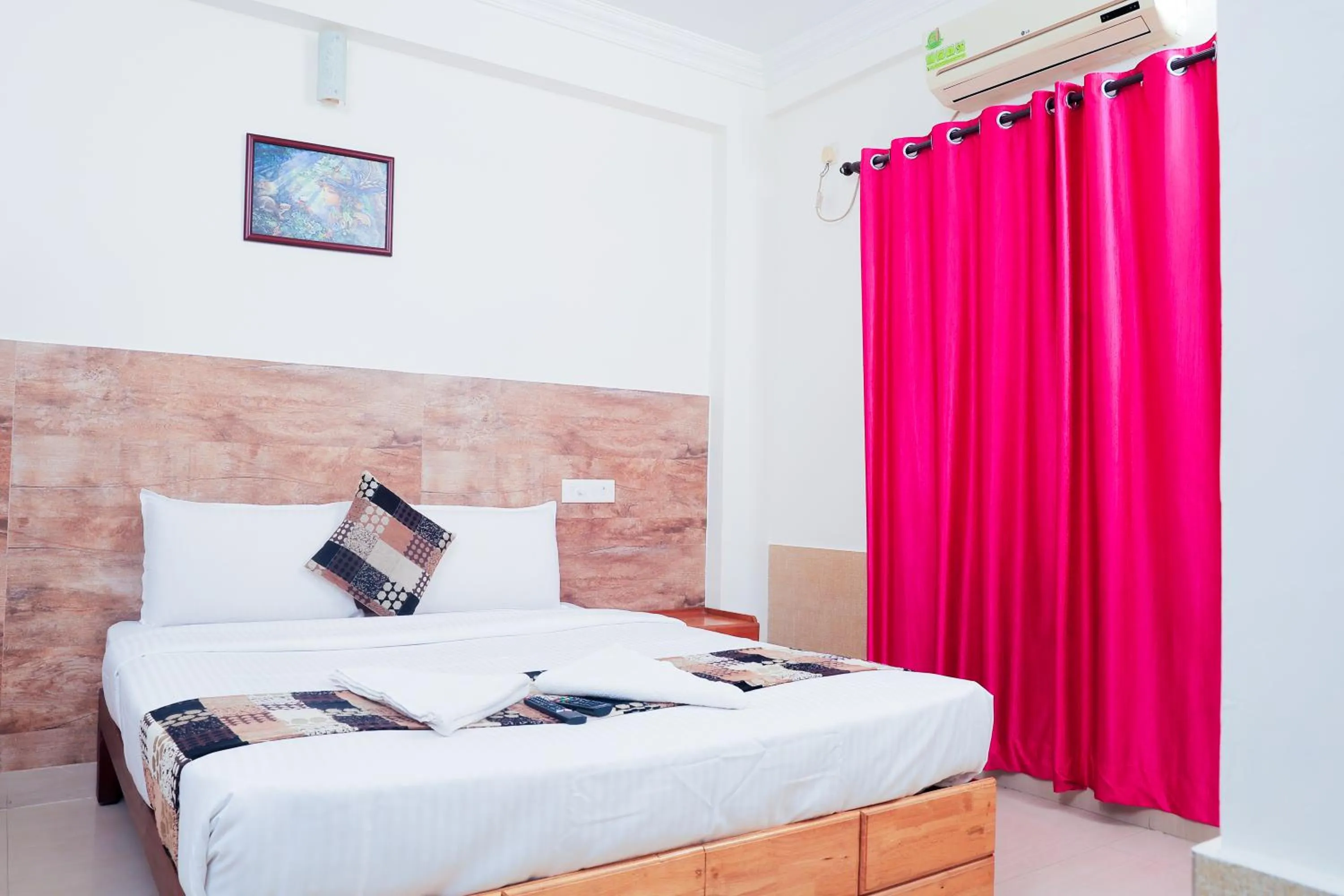 Bedroom, Bed in A V Residency