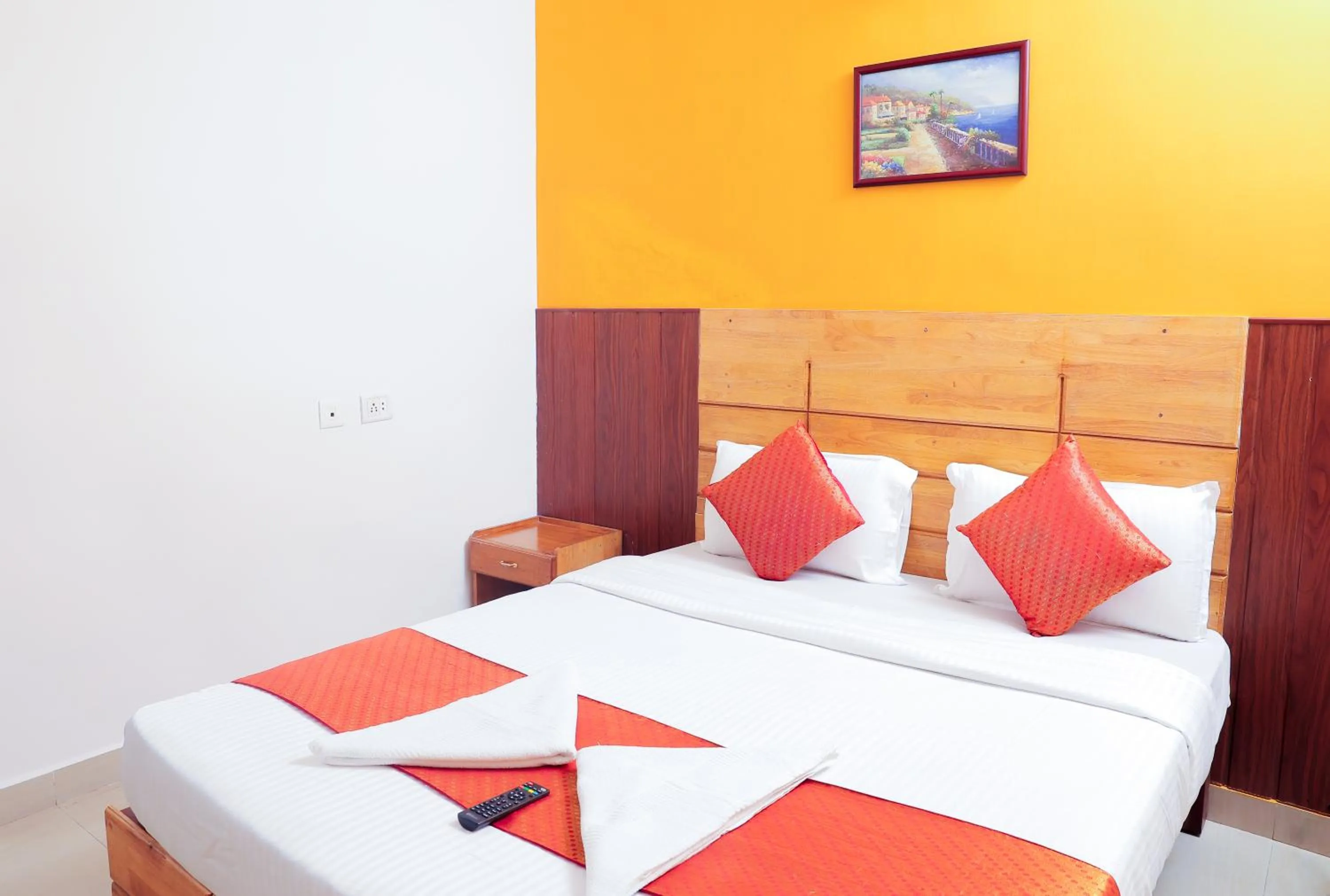 Bedroom, Bed in A V Residency