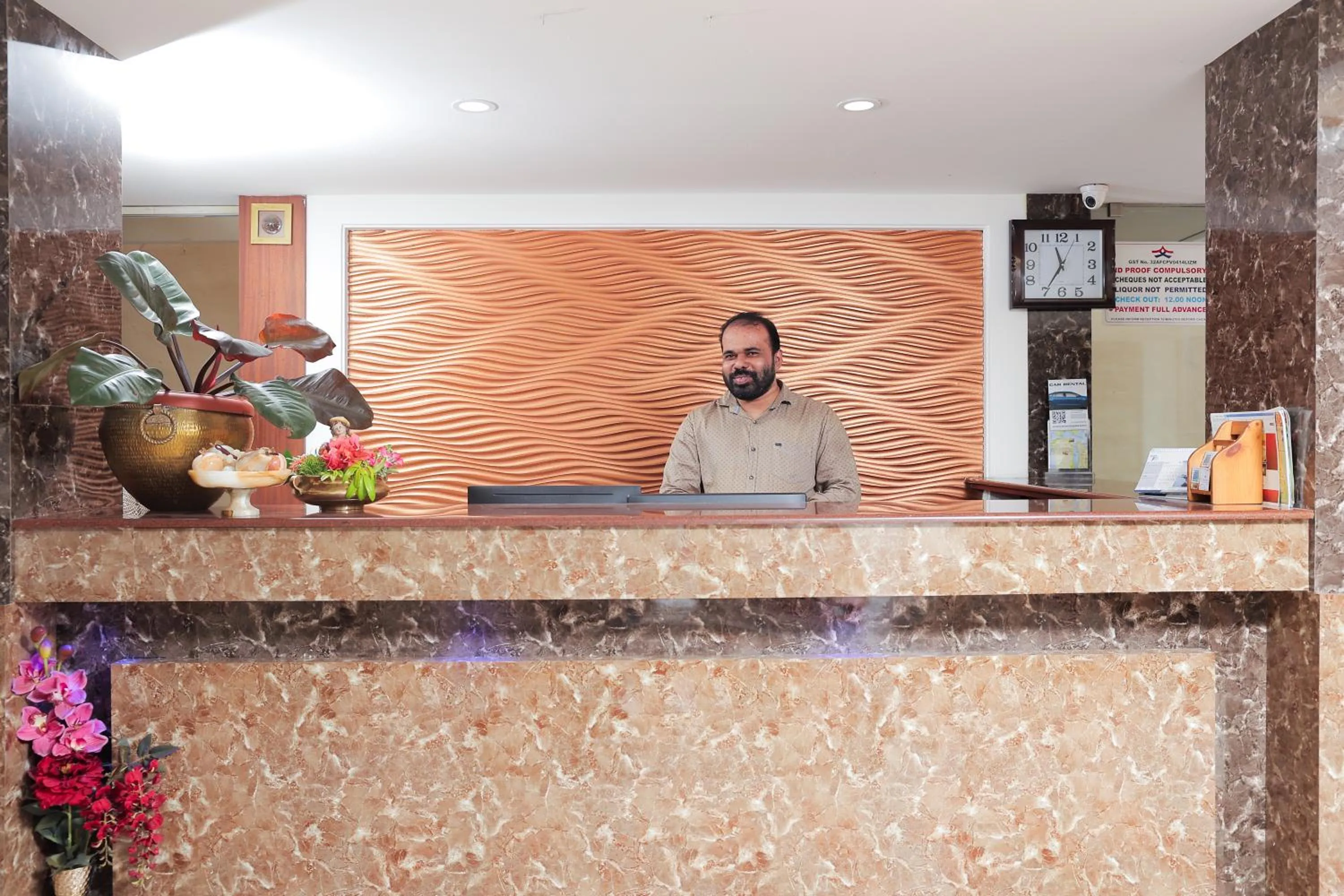 Lobby or reception in A V Residency