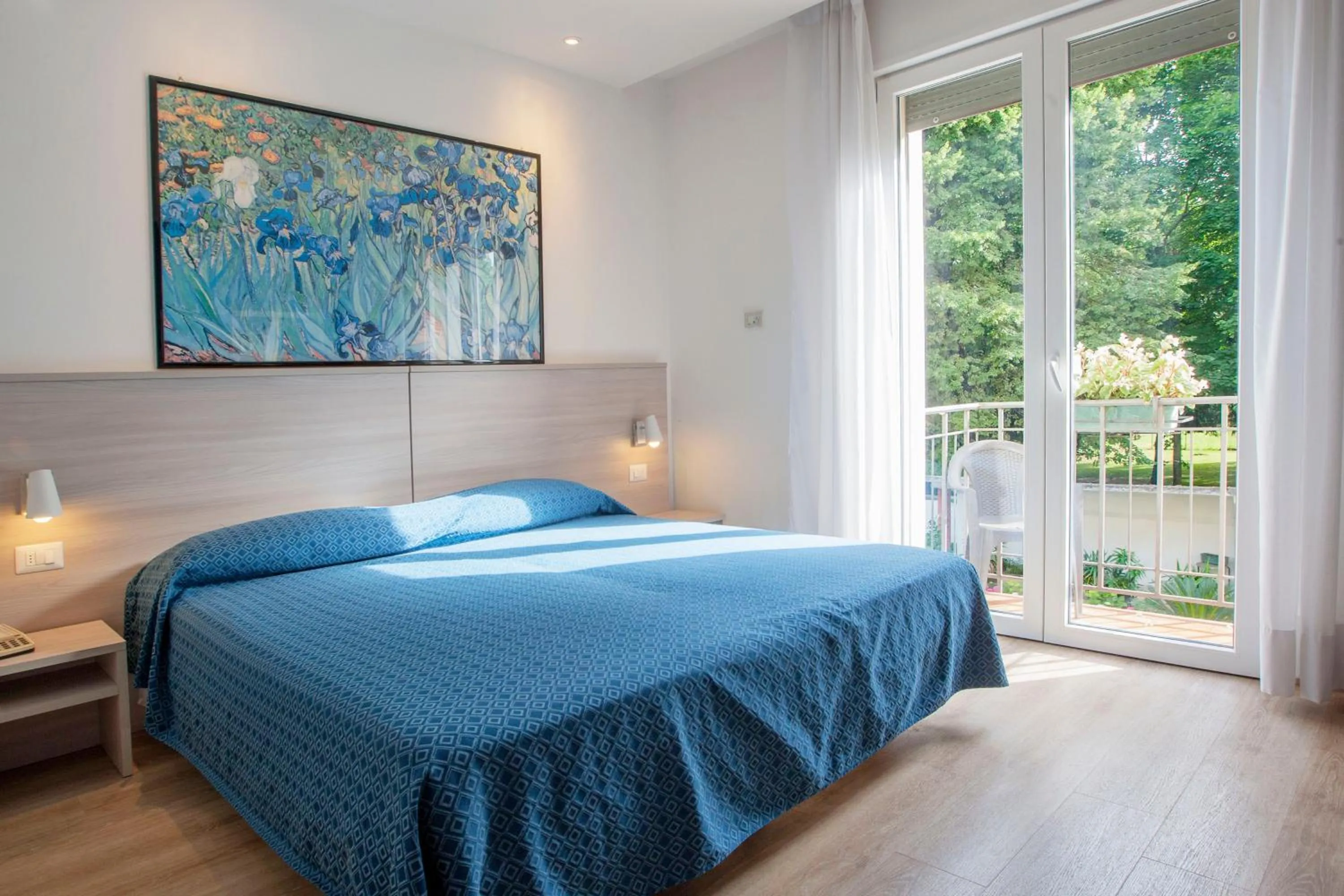 Bed in Hotel Garibaldi