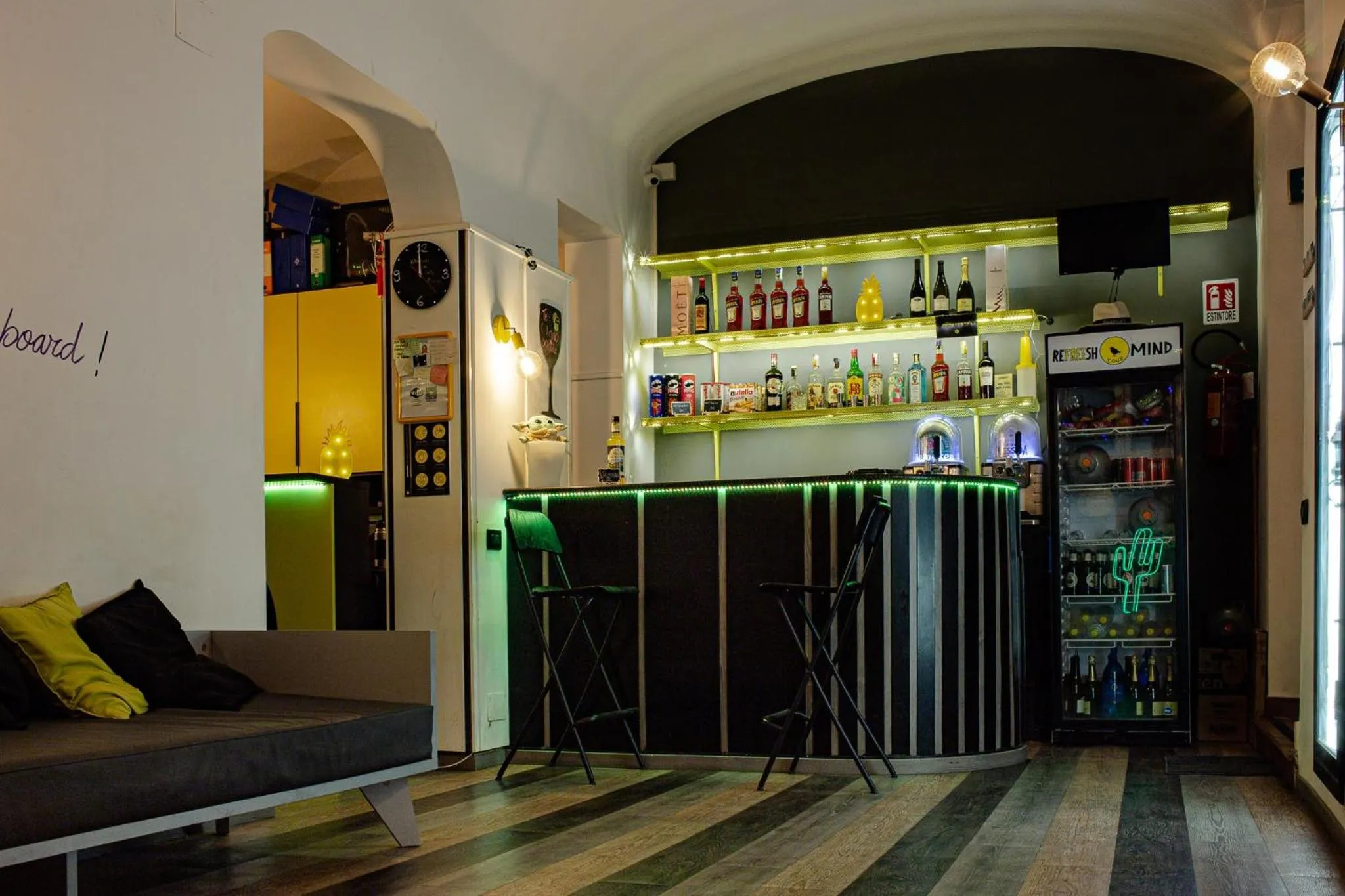 Lounge or bar in Free Hostels Roma