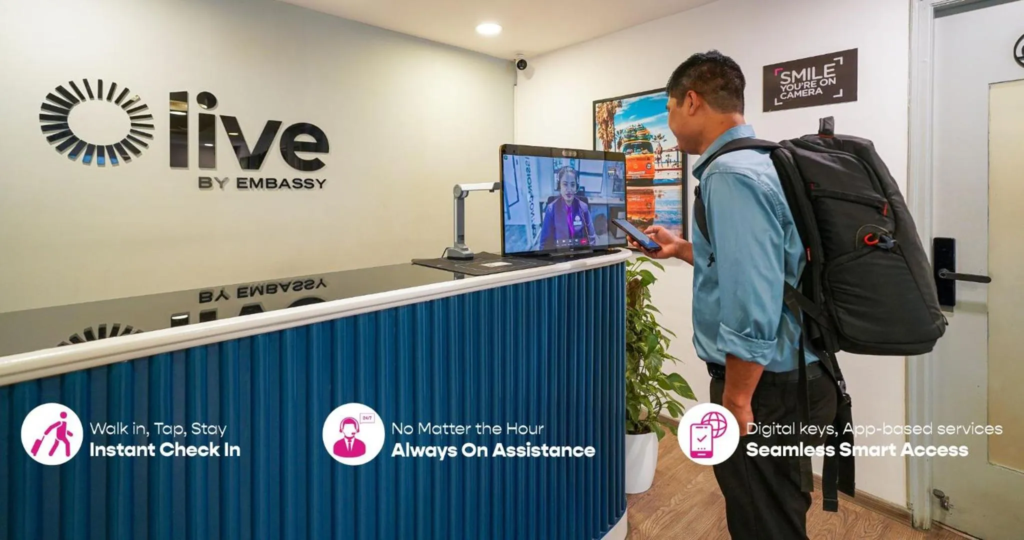 Lobby or reception in Olive Zip Koramangala 100Ft Road by Embassy Group