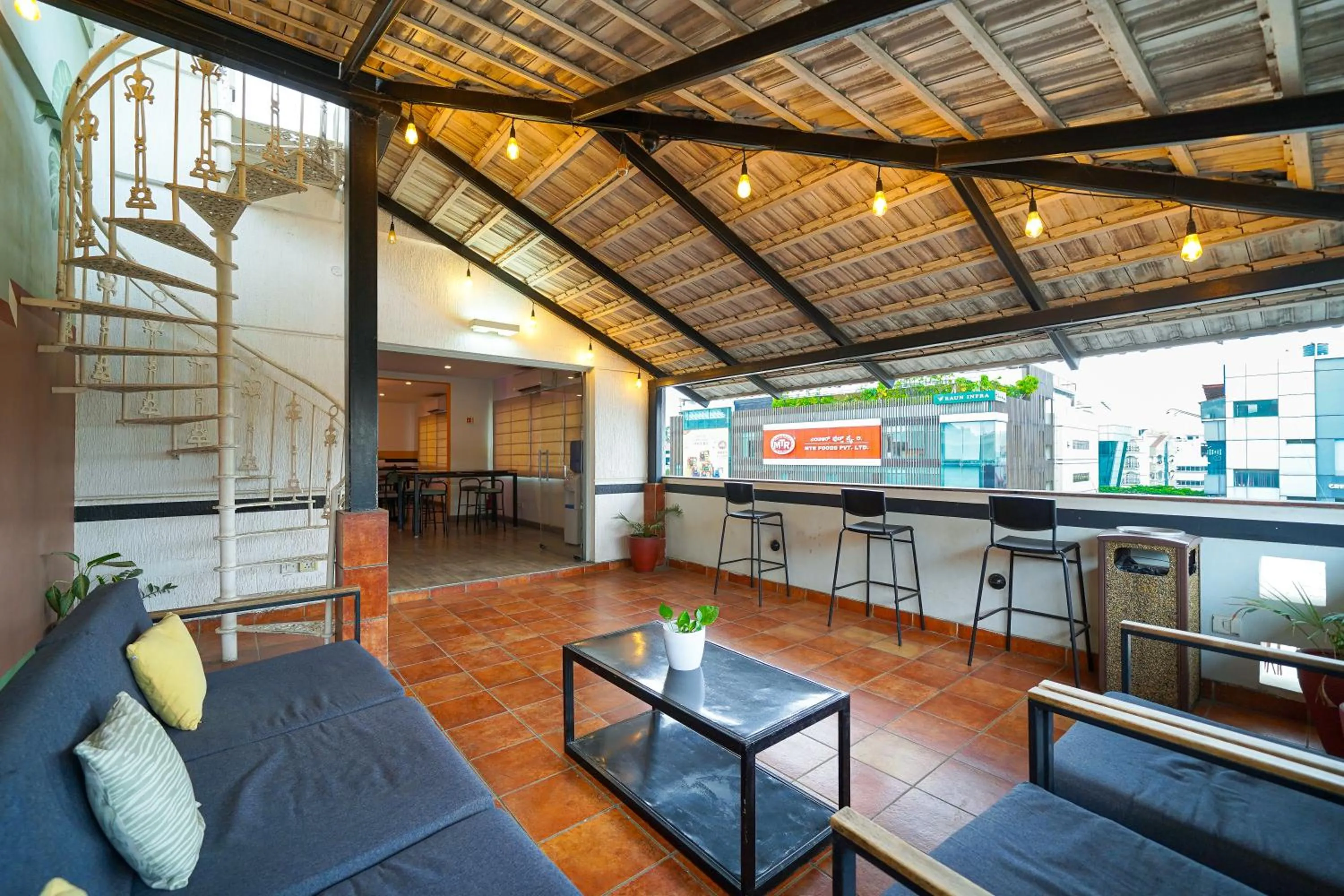 Balcony/Terrace in Olive Zip Koramangala 100Ft Road by Embassy Group