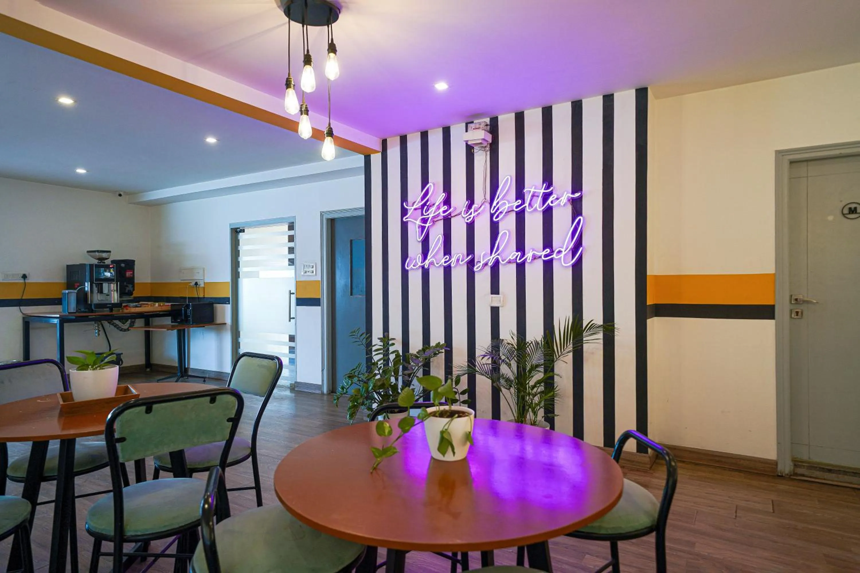 Seating area in Olive Zip Koramangala 100Ft Road by Embassy Group