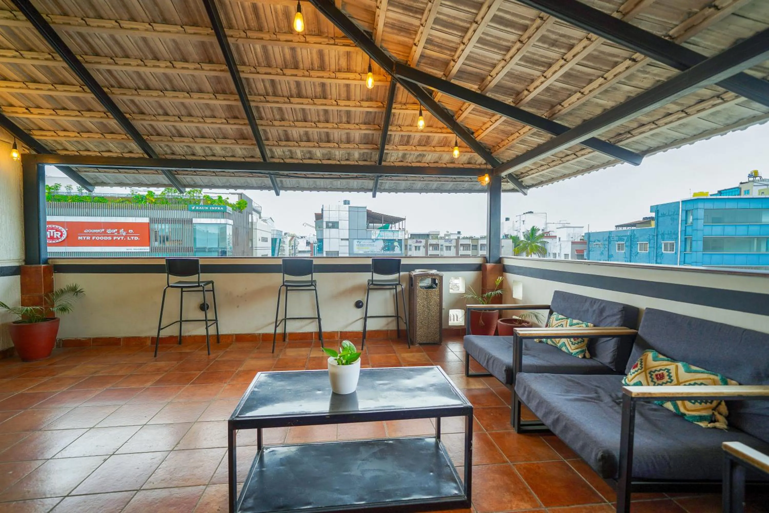 Balcony/Terrace in Olive Zip Koramangala 100Ft Road by Embassy Group