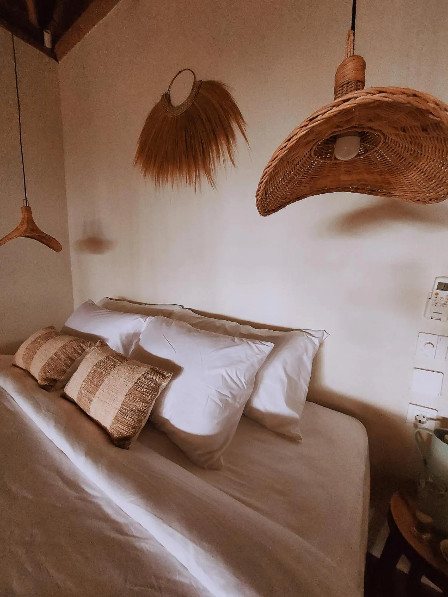 Bed in Sumba Beach House