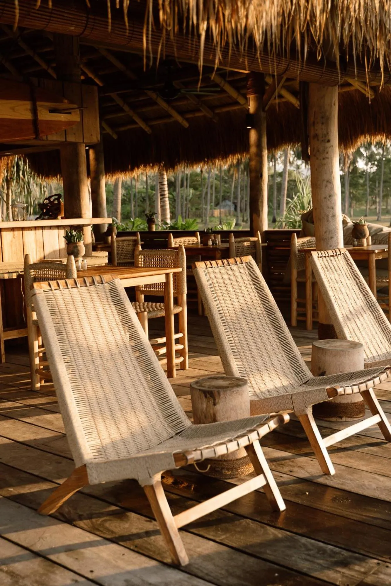 Patio in Sumba Beach House