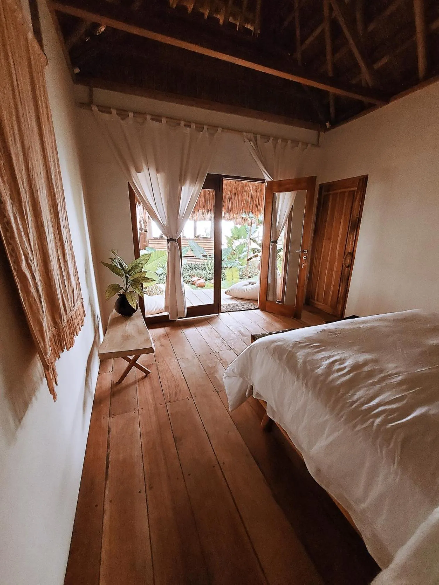 Bed in Sumba Beach House