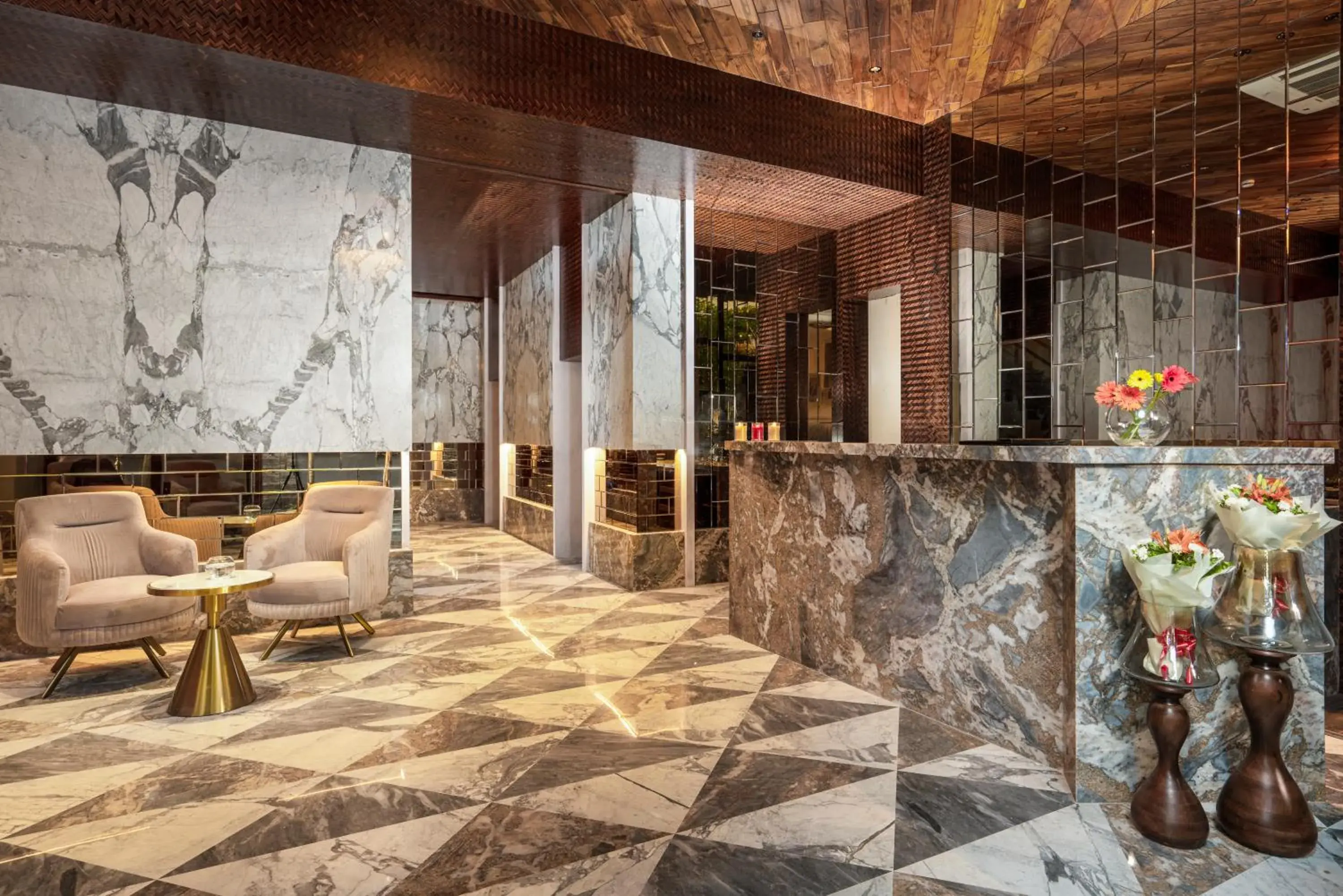 Lobby or reception in Ginger Mumbai, Goregaon Lobby or reception in Ginger Mumbai, Goregaon