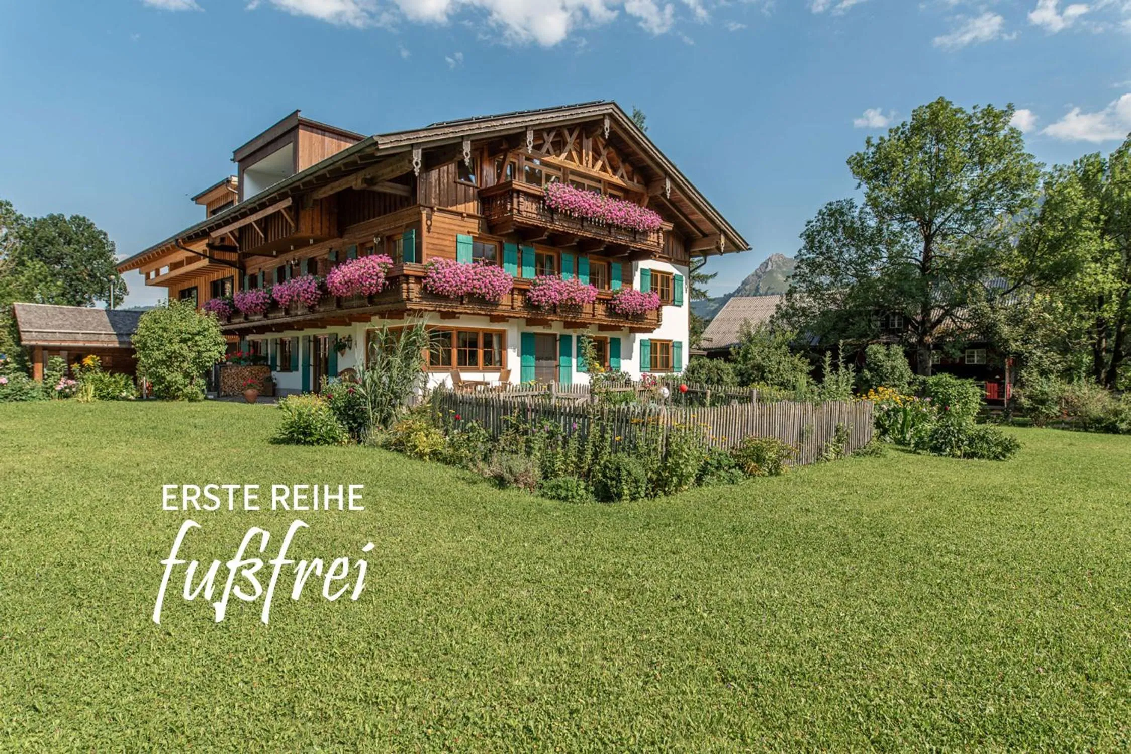 Property building in Das Bäckergut am Haldensee