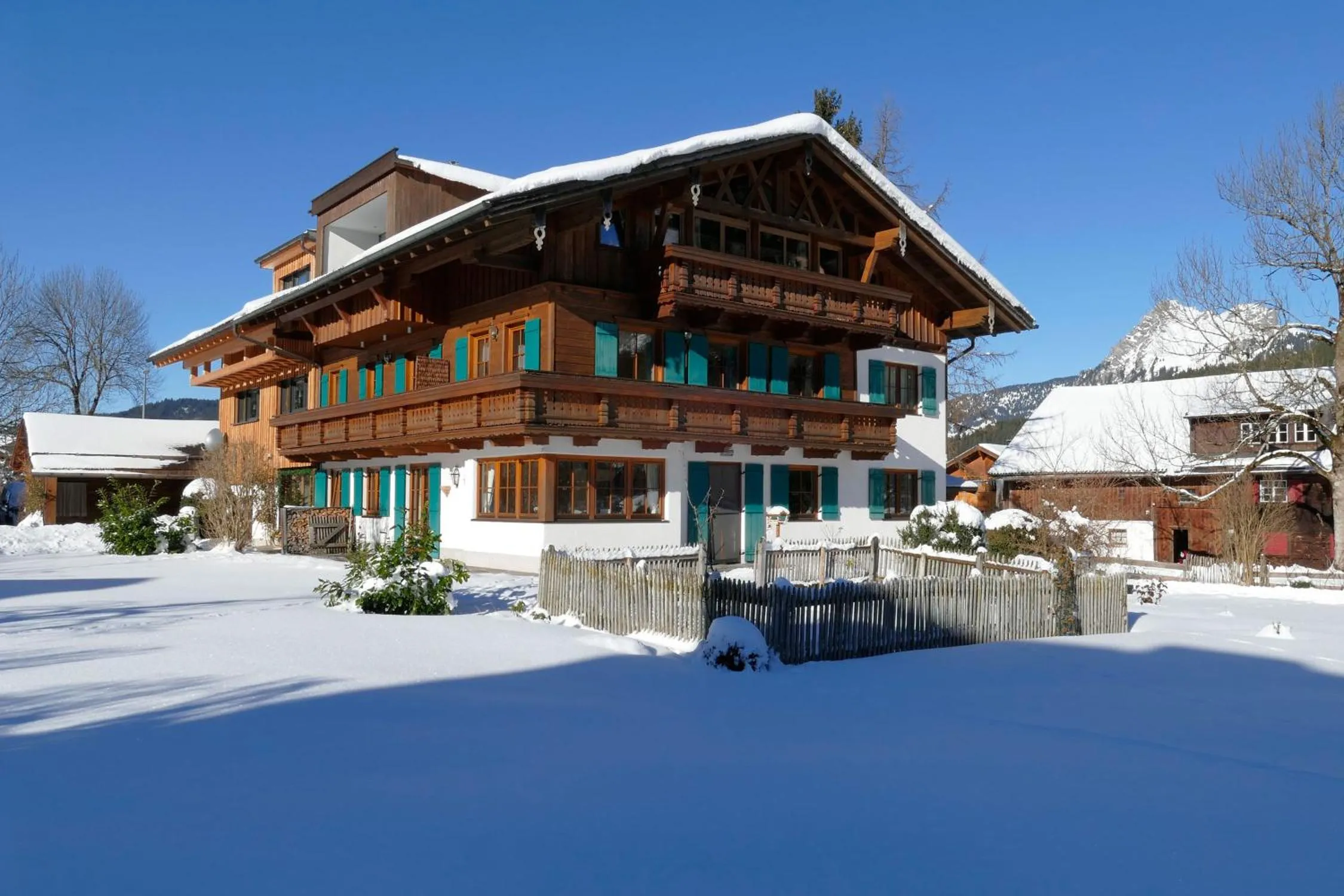 Property building in Das Bäckergut am Haldensee