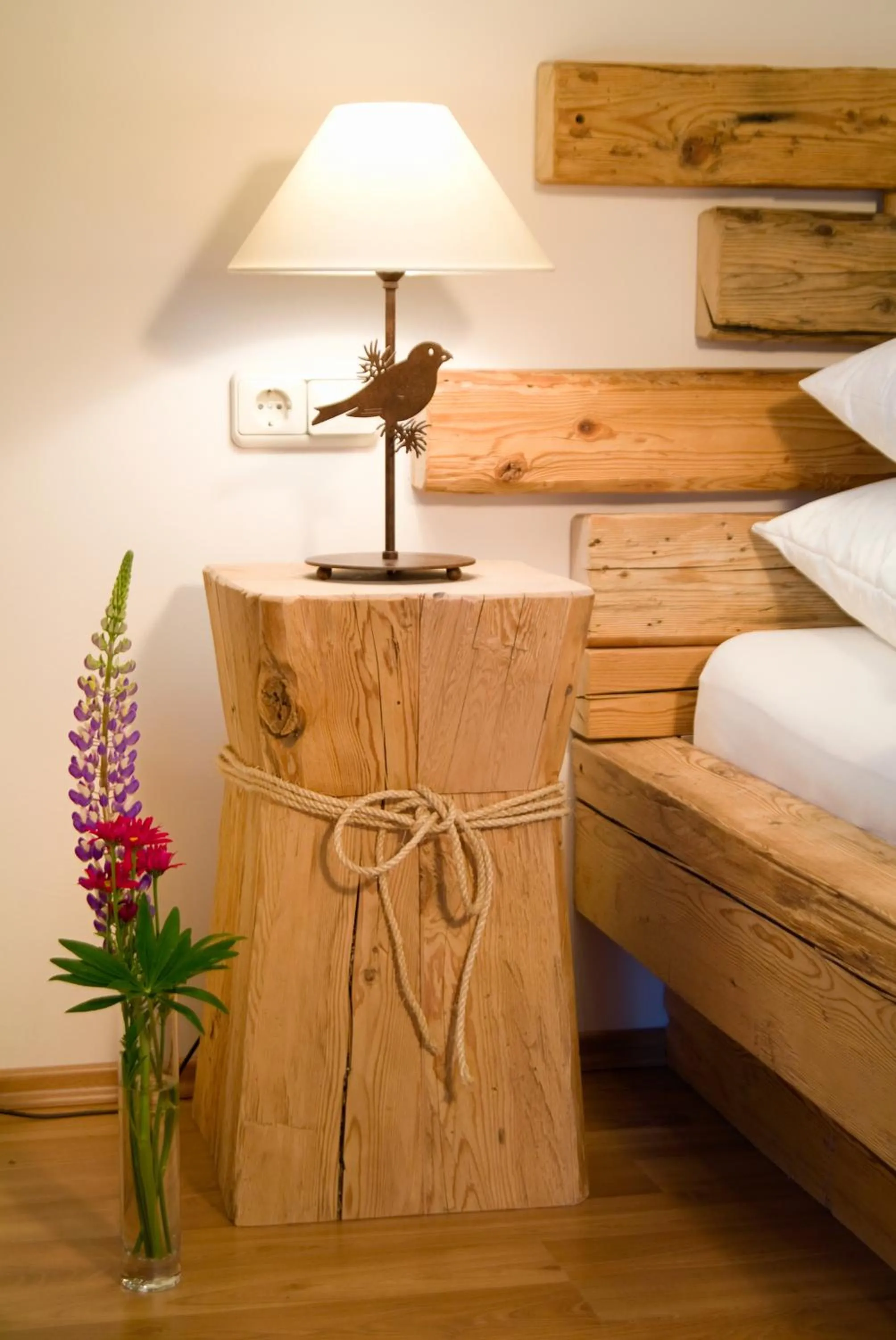 Bed in Das Bäckergut am Haldensee