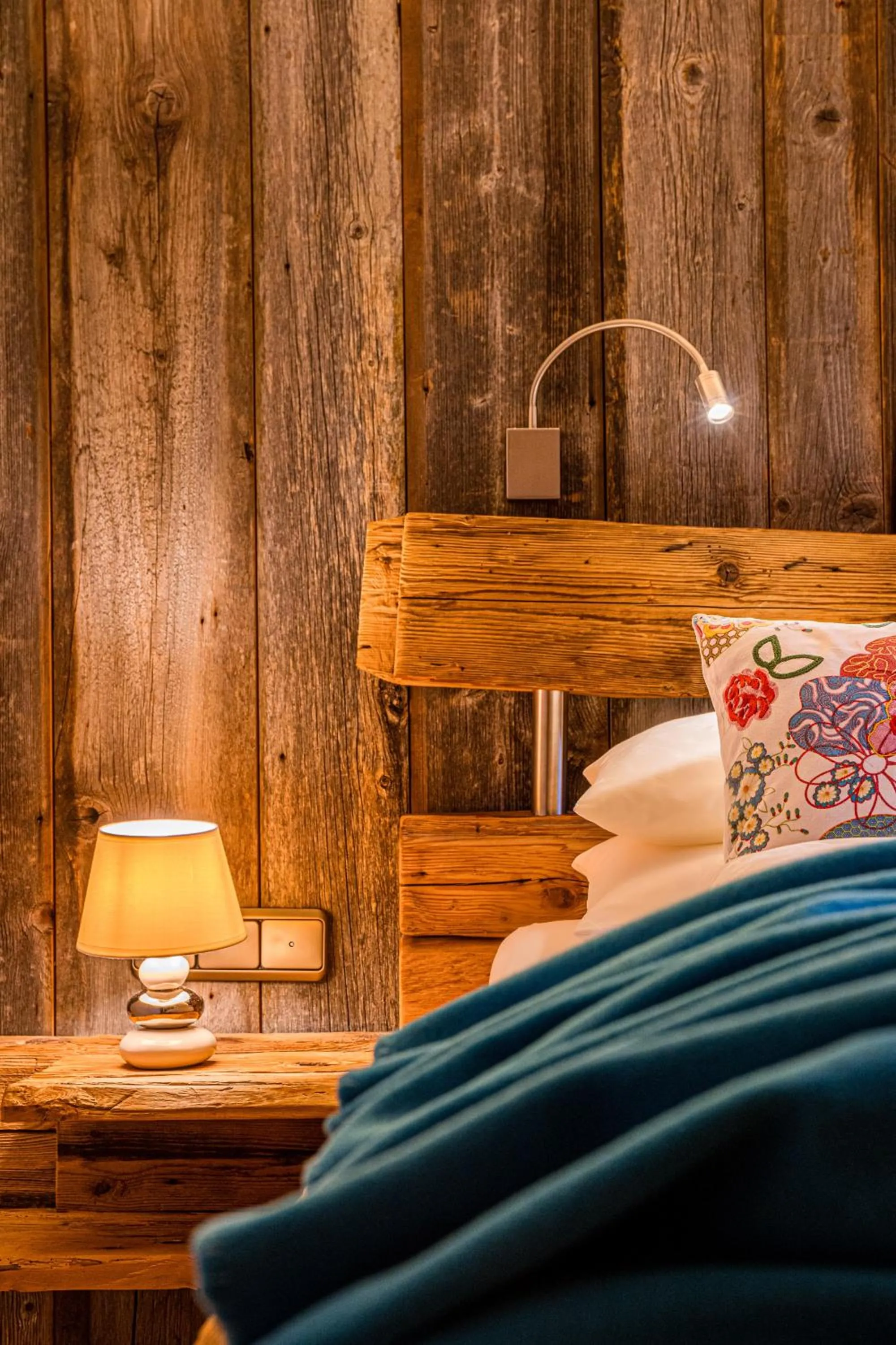Bed in Das Bäckergut am Haldensee