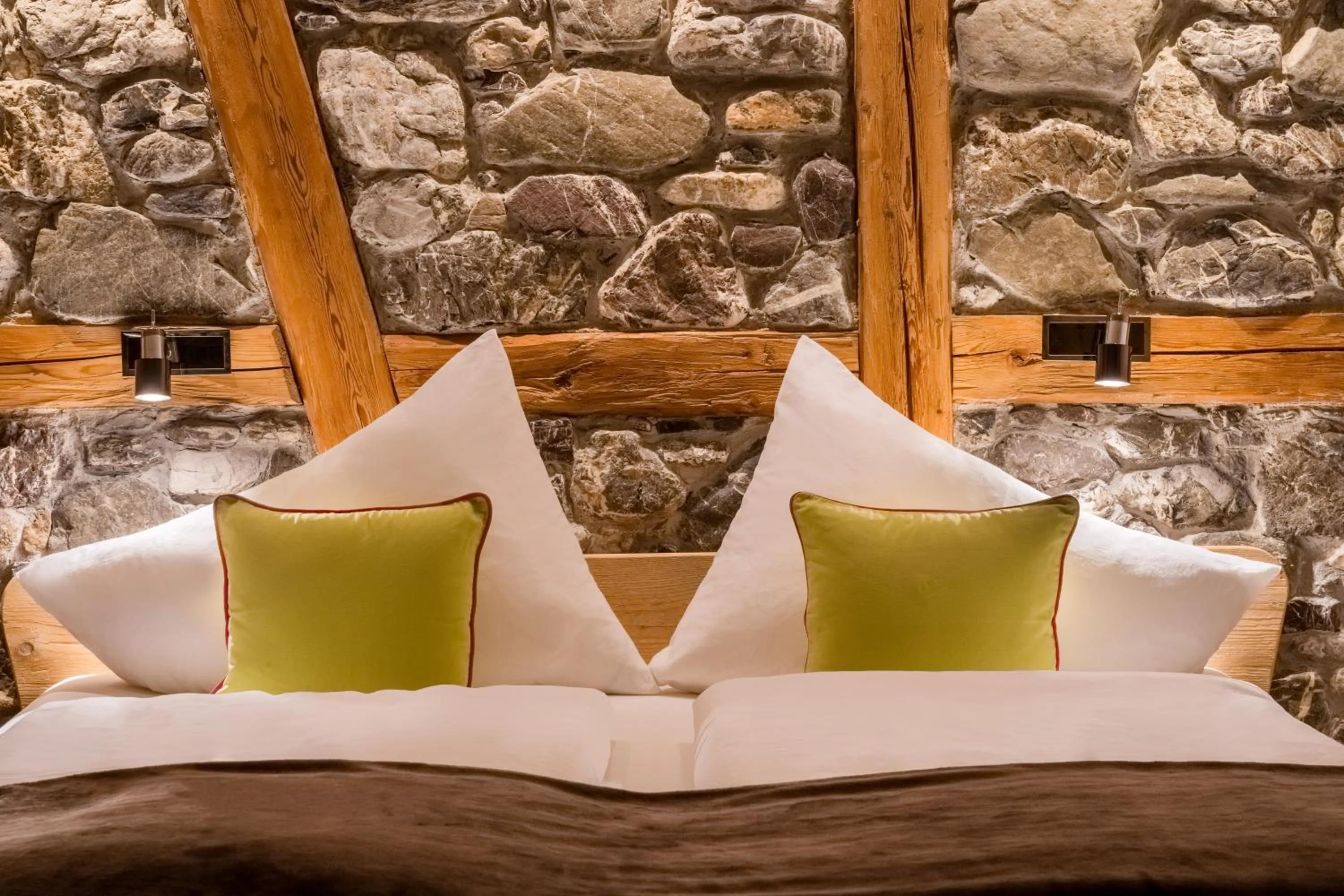 Bed in Das Bäckergut am Haldensee