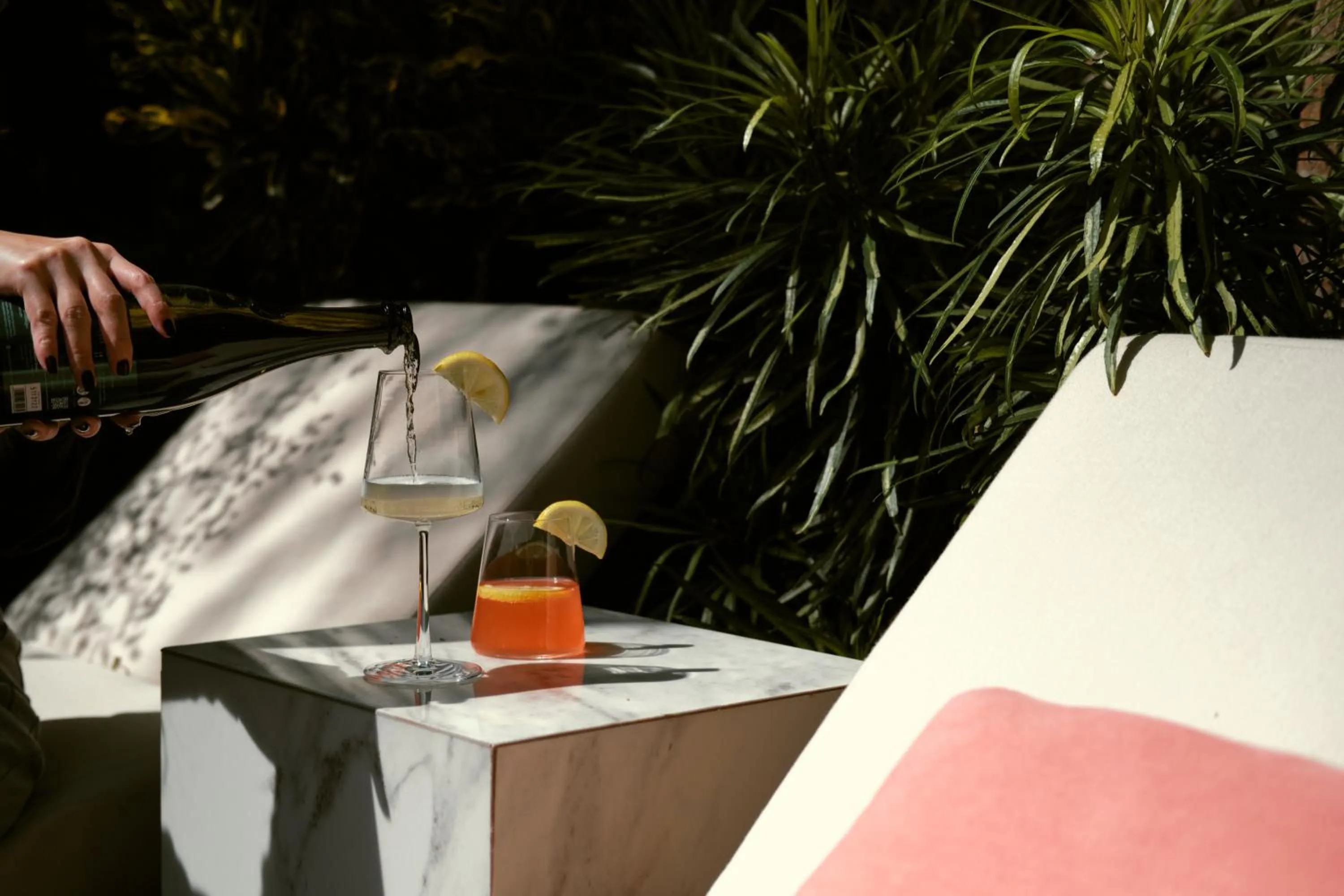 sunbed in Munno Villa