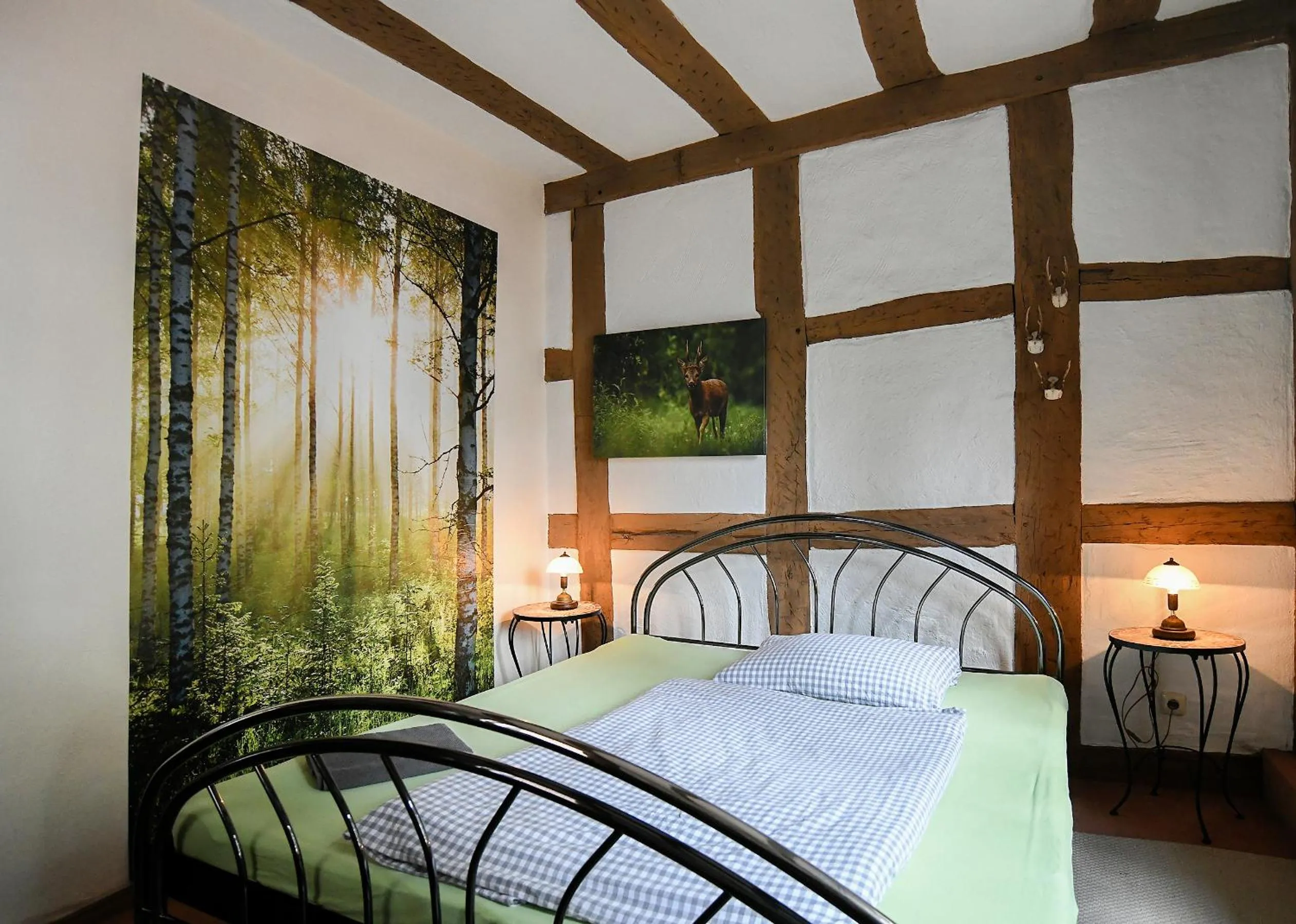 Bedroom, Bed in Burgmannenhaus