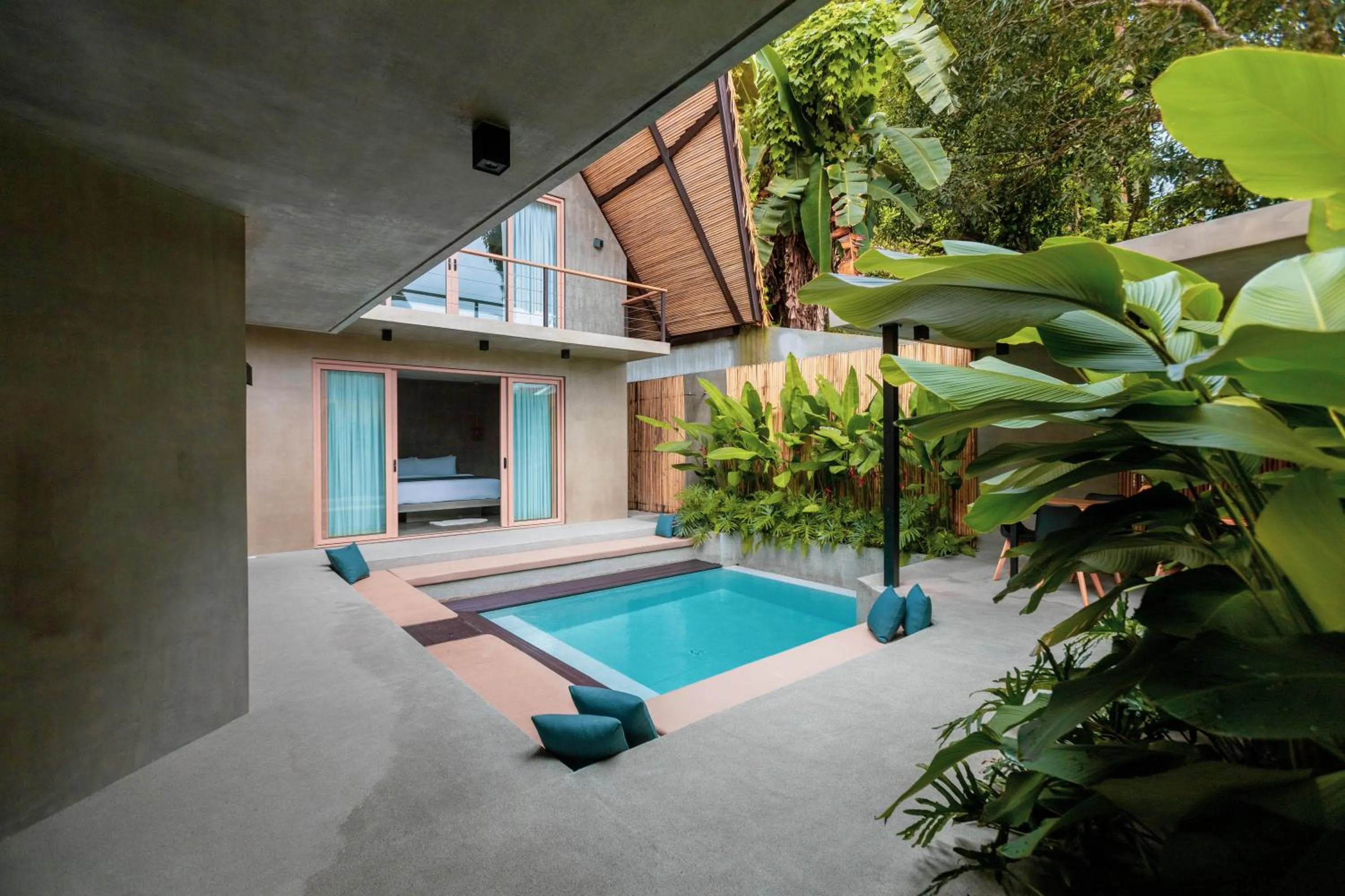 Pool view in Panorama Villas El Nido