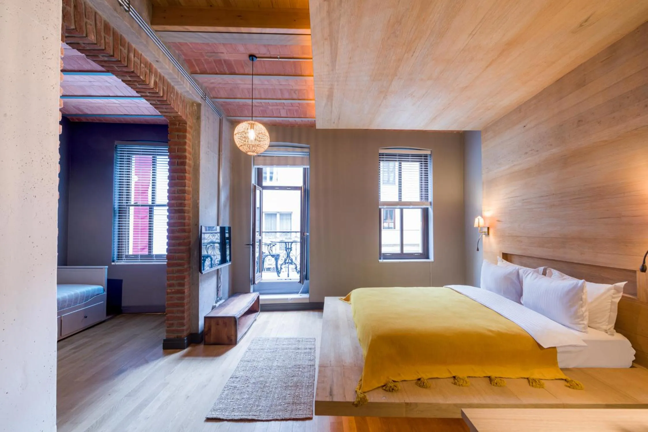 Bed in Art Pera Suites