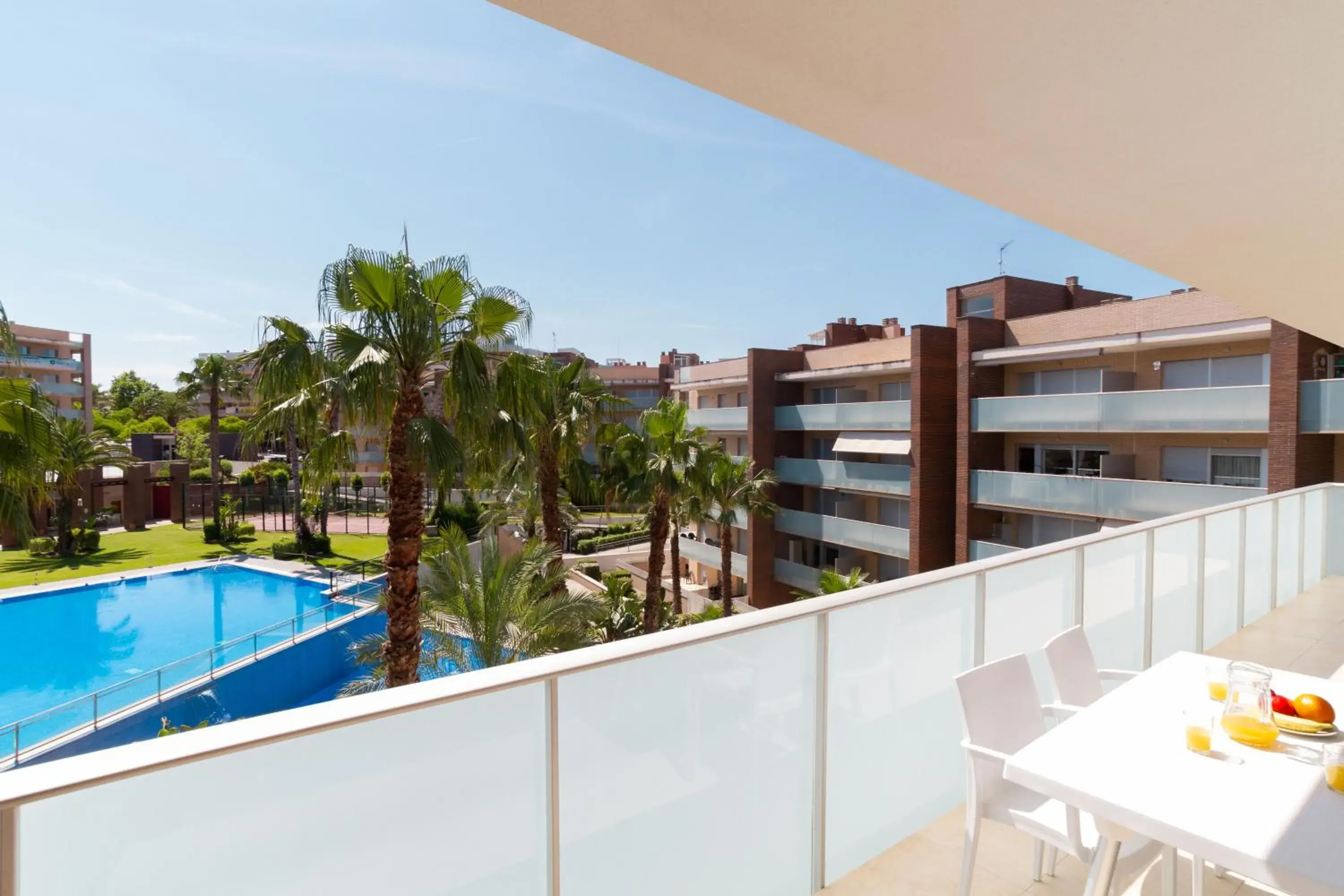 Balcony/Terrace, Pool View in IBERSOL SPA AQQUARIA SUITES Balcony/Terrace, Pool View in IBERSOL SPA AQQUARIA SUITES