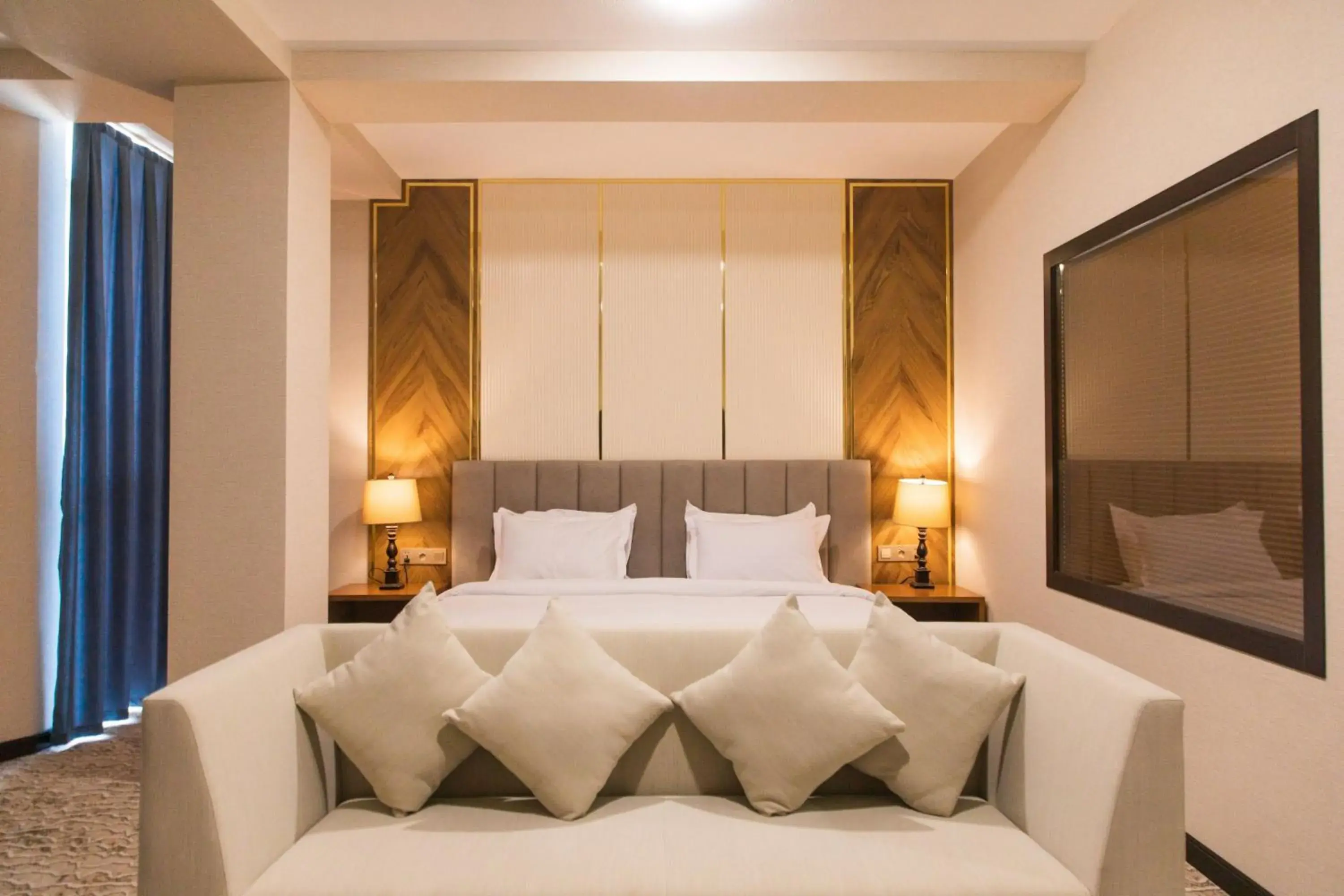 Bed in ARCHAZOR Mountain Resort Bed in ARCHAZOR Mountain Resort
