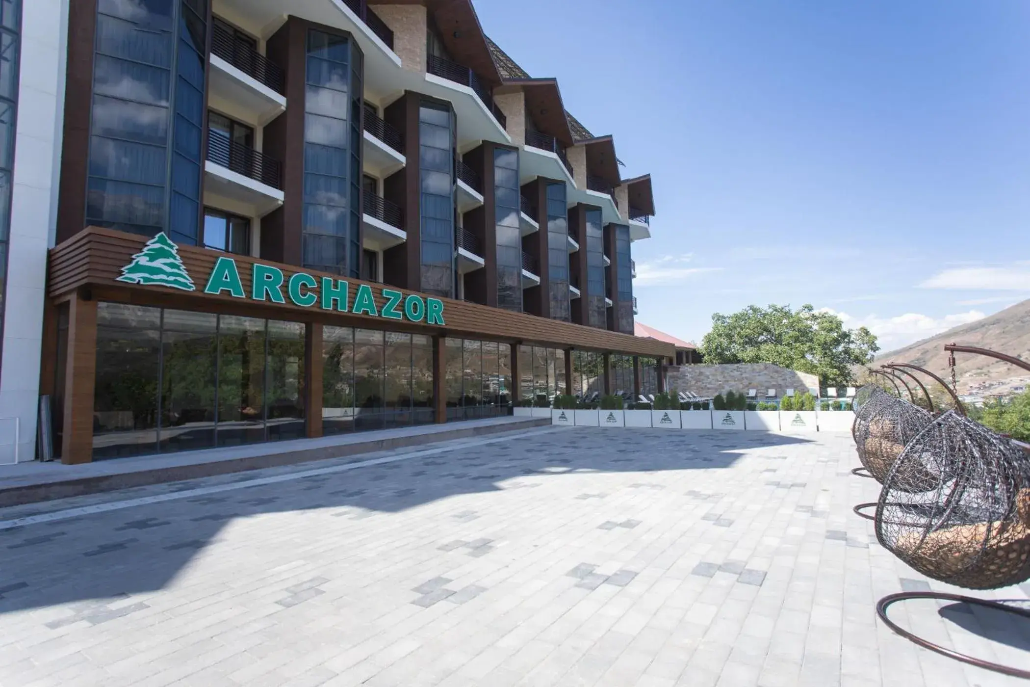 Property building in ARCHAZOR Mountain Resort Property building in ARCHAZOR Mountain Resort