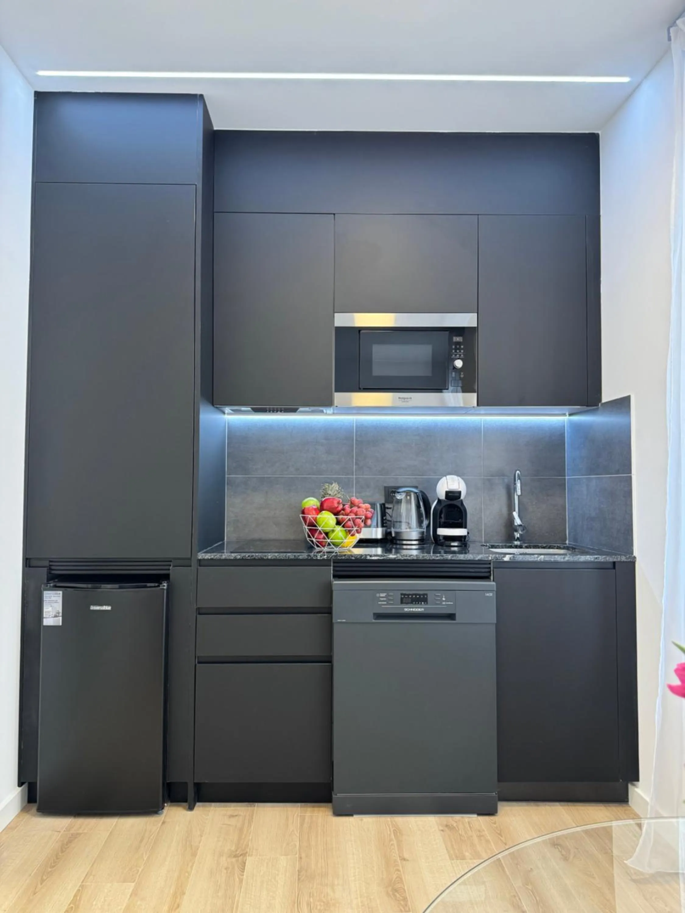 Kitchen or kitchenette in Apart-hotel Happy Life