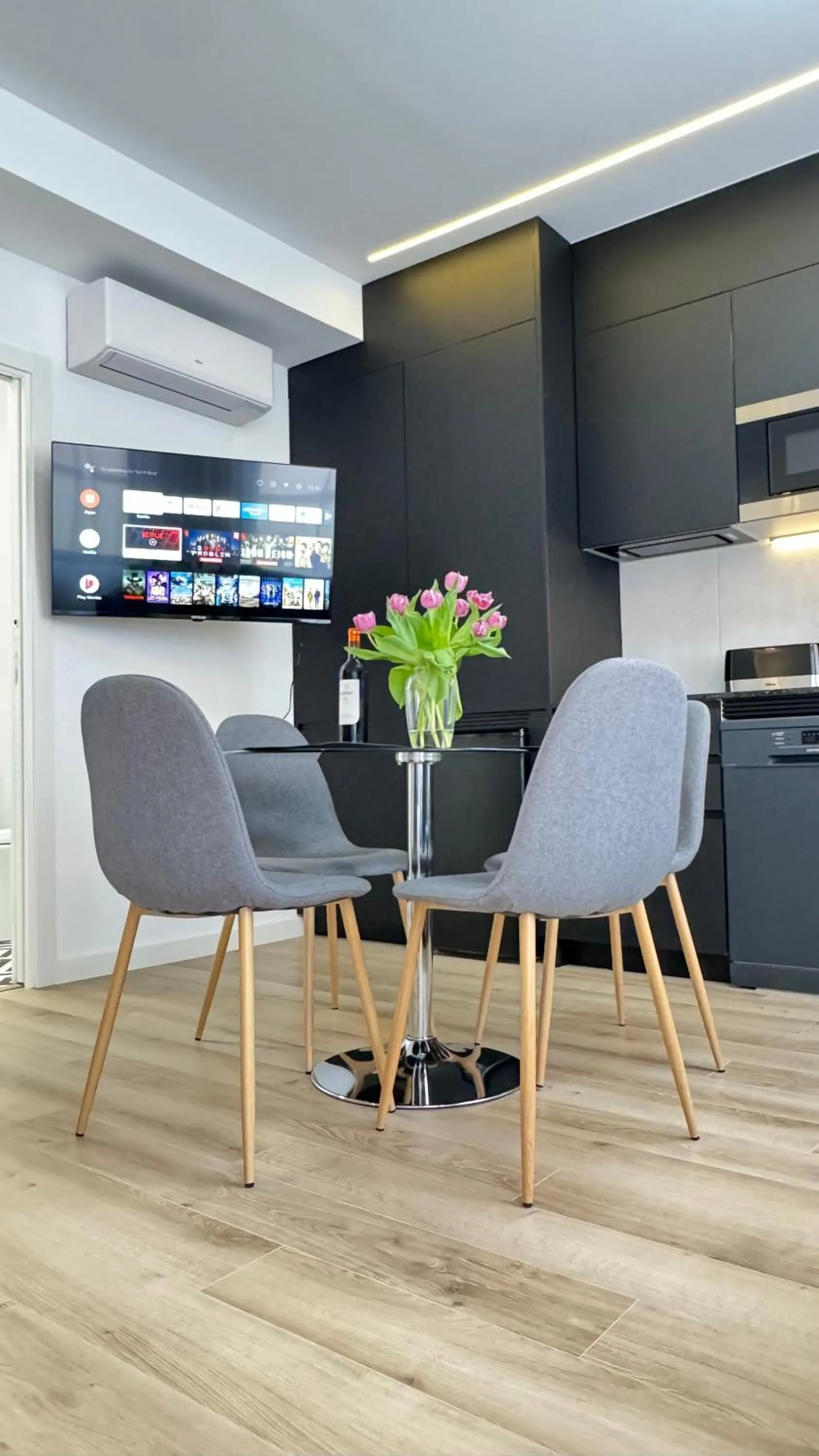 Kitchen or kitchenette in Apart-hotel Happy Life