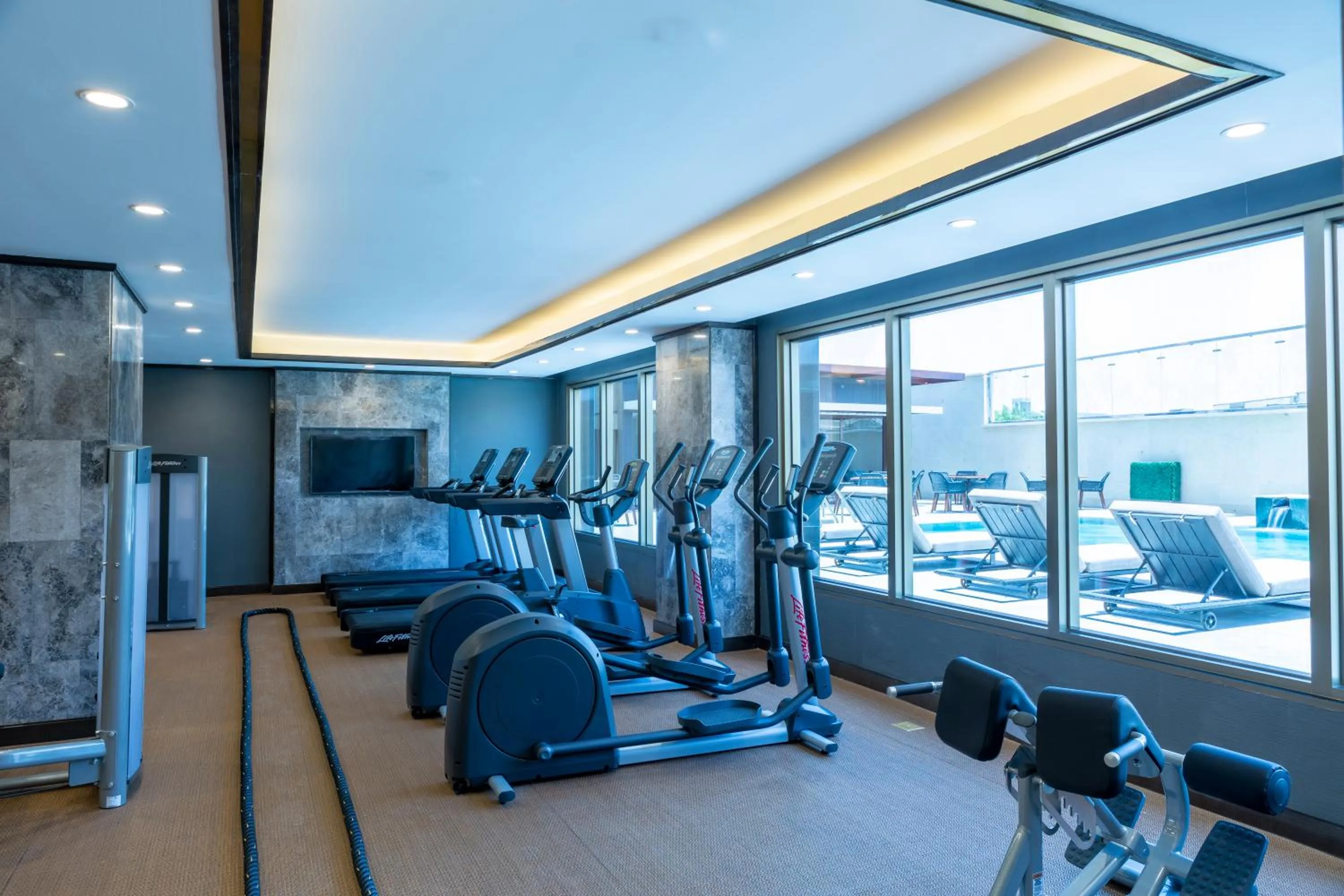 Fitness centre/facilities in Joudyan Olaya Riyadh By Elaf