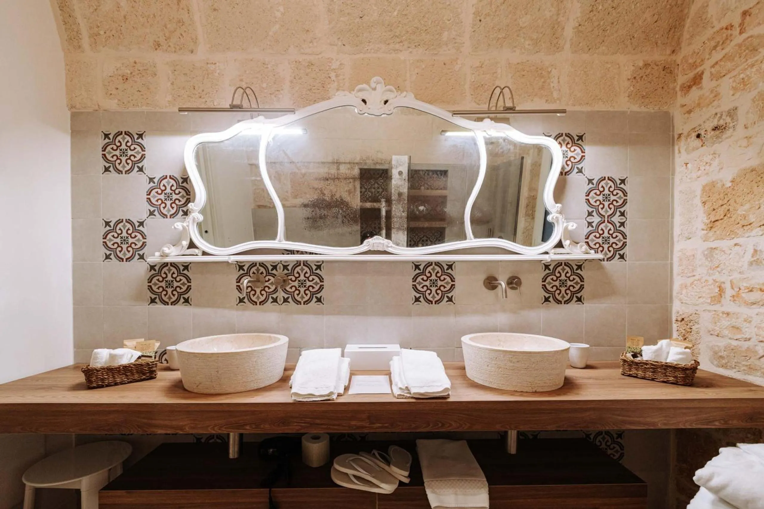 Bathroom in Villa Sardella