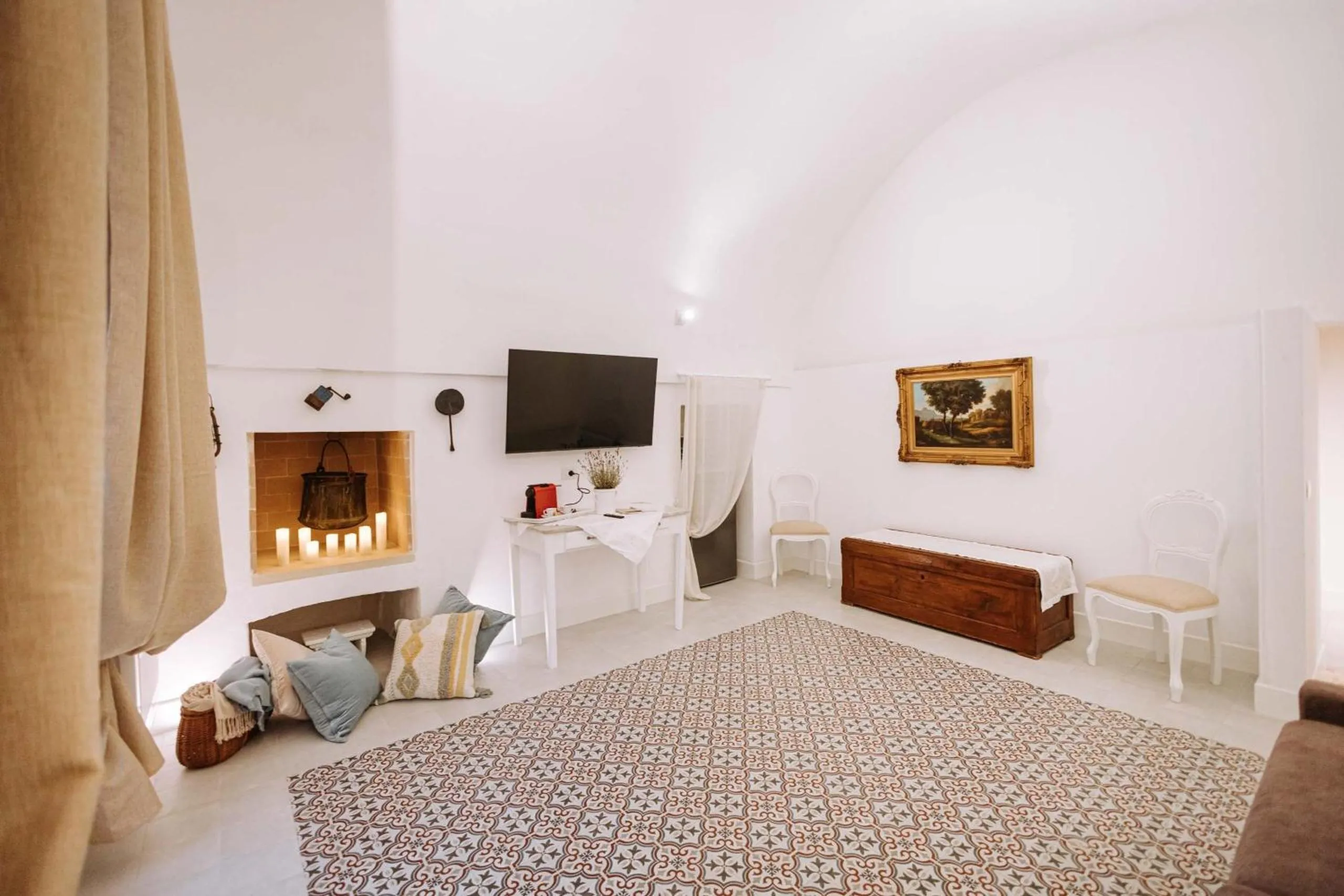 Bed in Villa Sardella