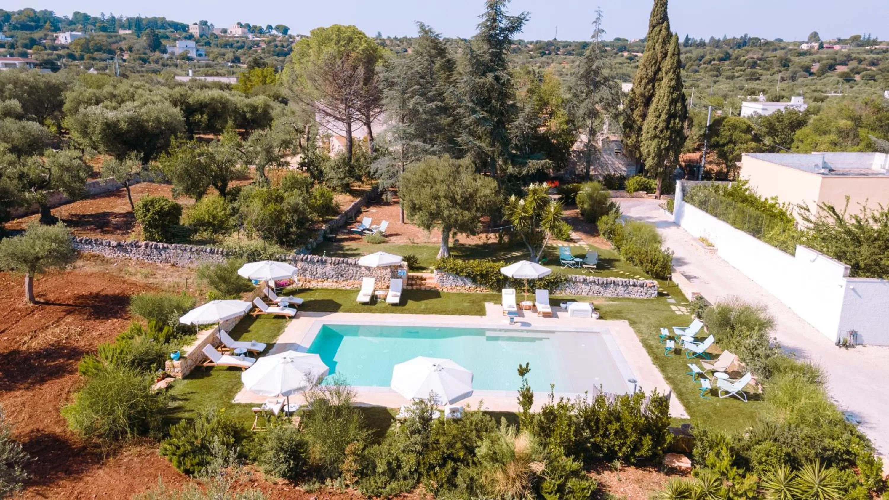 Bird's eye view in Villa Sardella