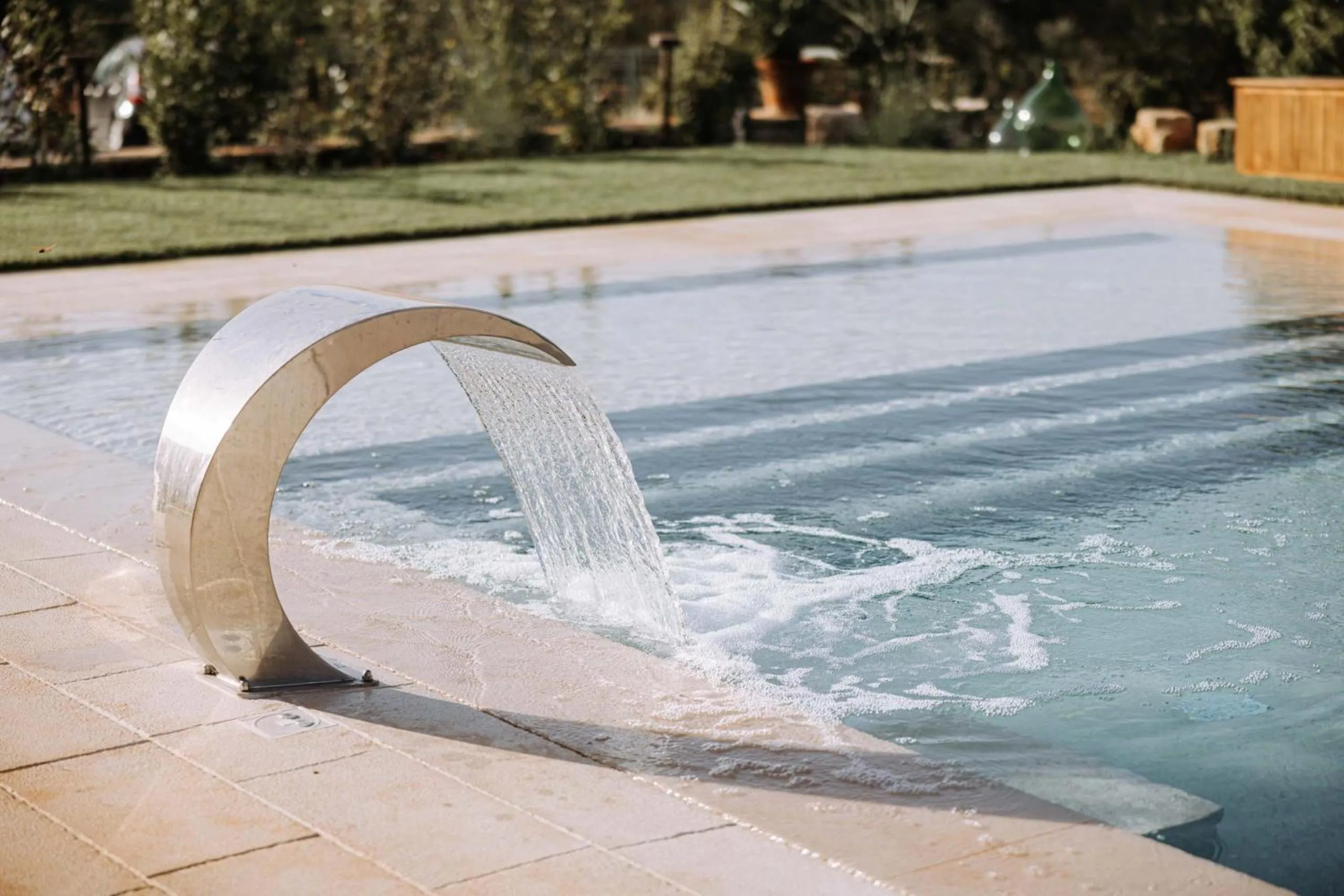 Open Air Bath in Villa Sardella