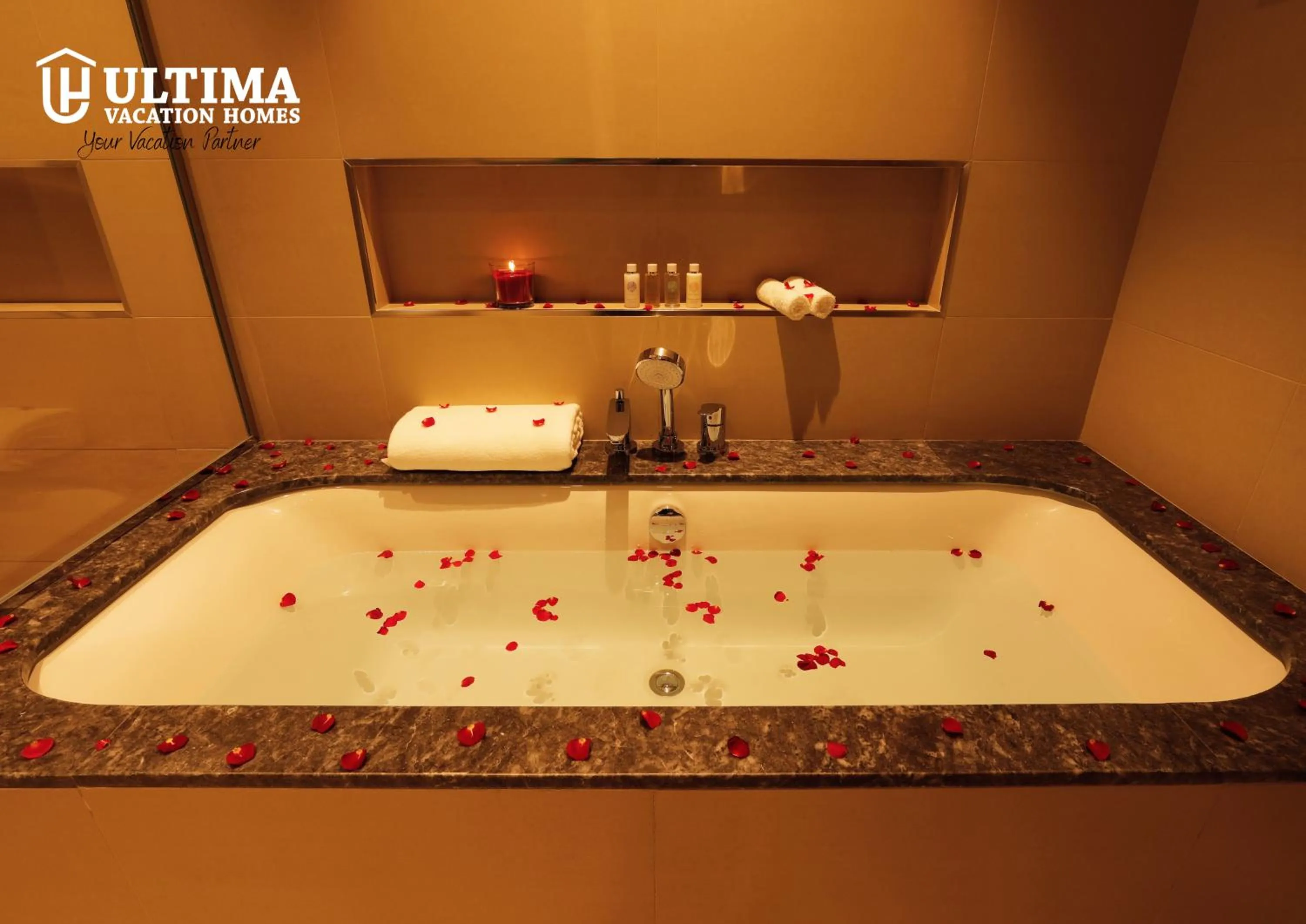 Bathroom in Elegant Apartment with Direct access to Dubai Mall