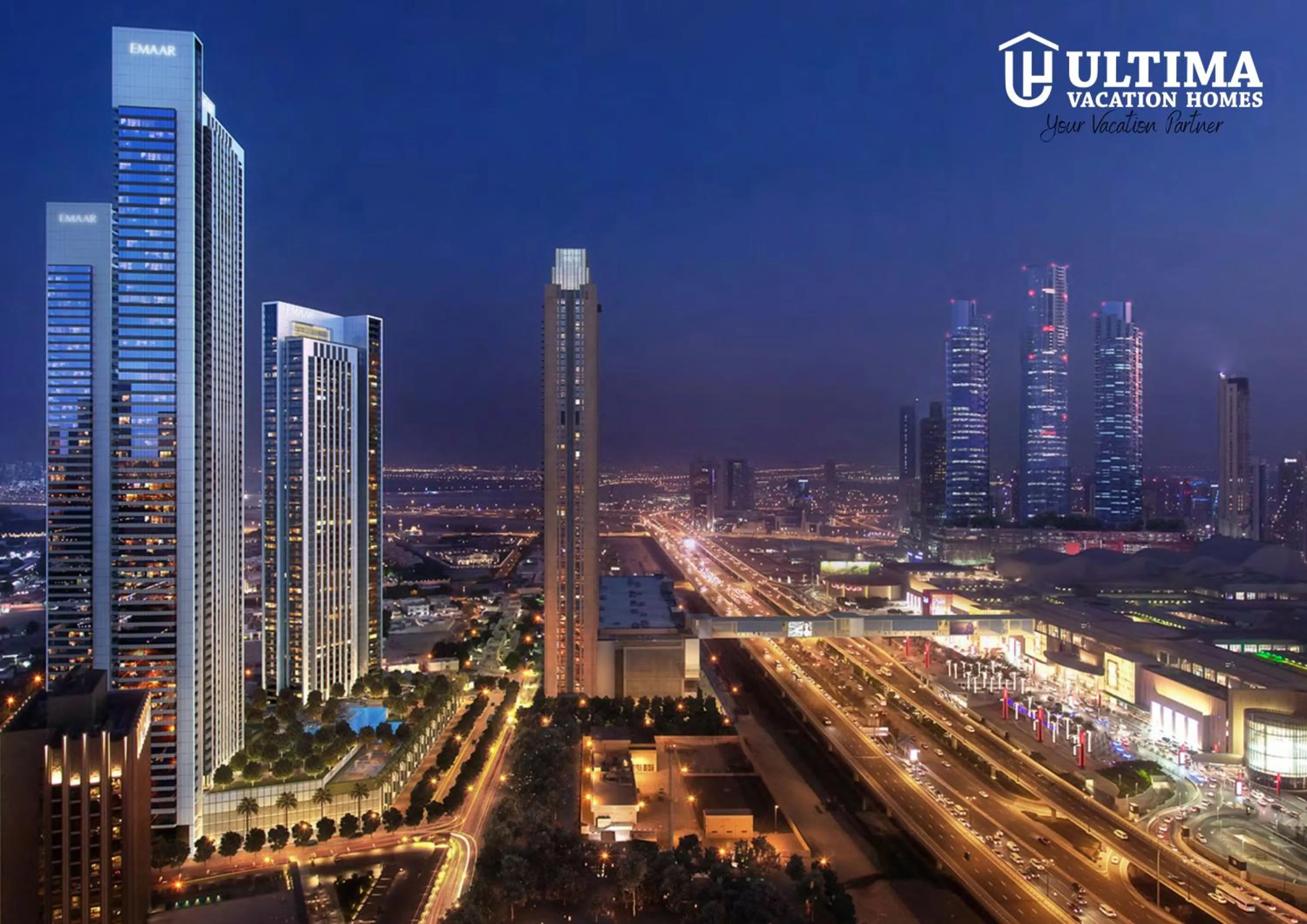 Night in Elegant Apartment with Direct access to Dubai Mall