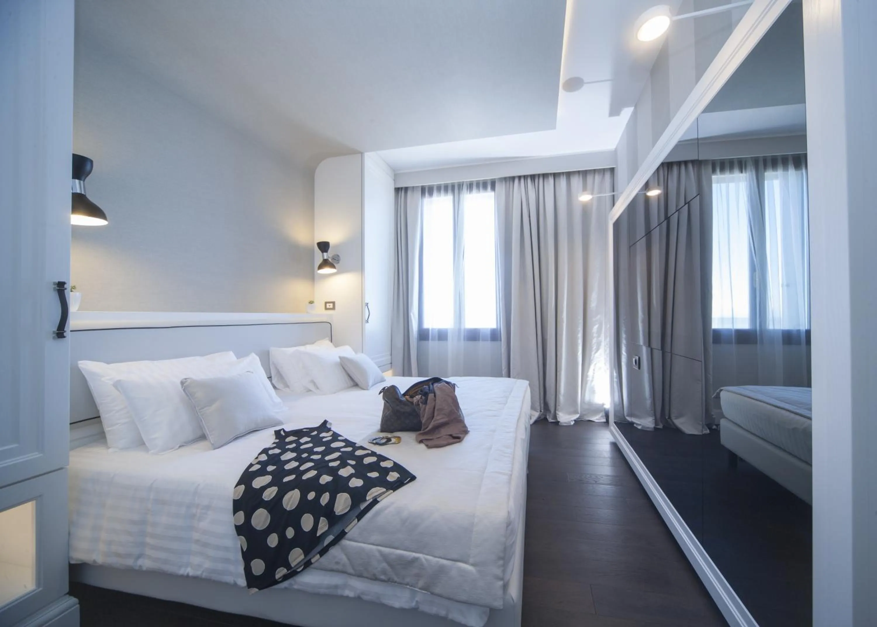 Bedroom, Bed in Hotel Grande Italia