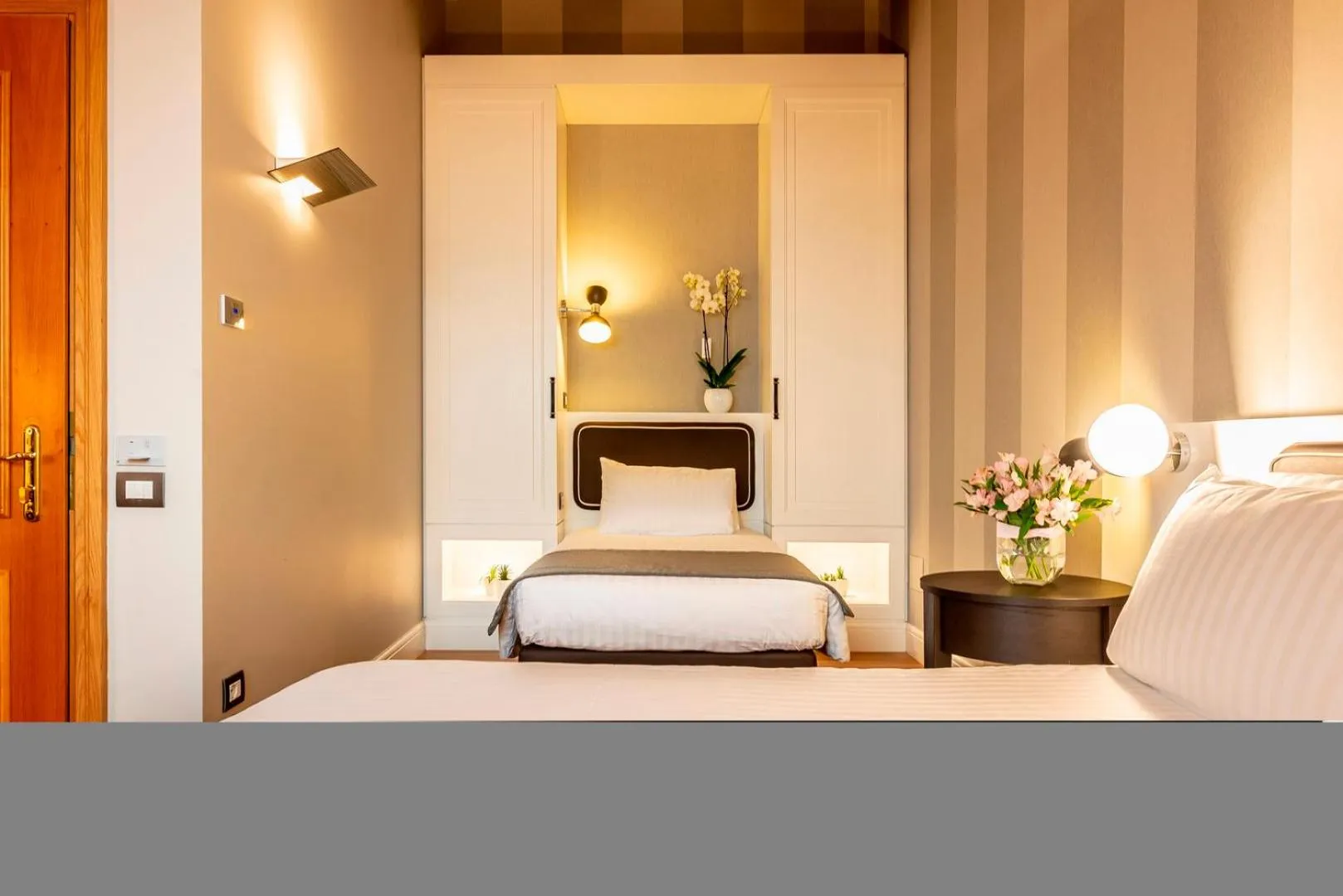 Bed in Hotel Grande Italia