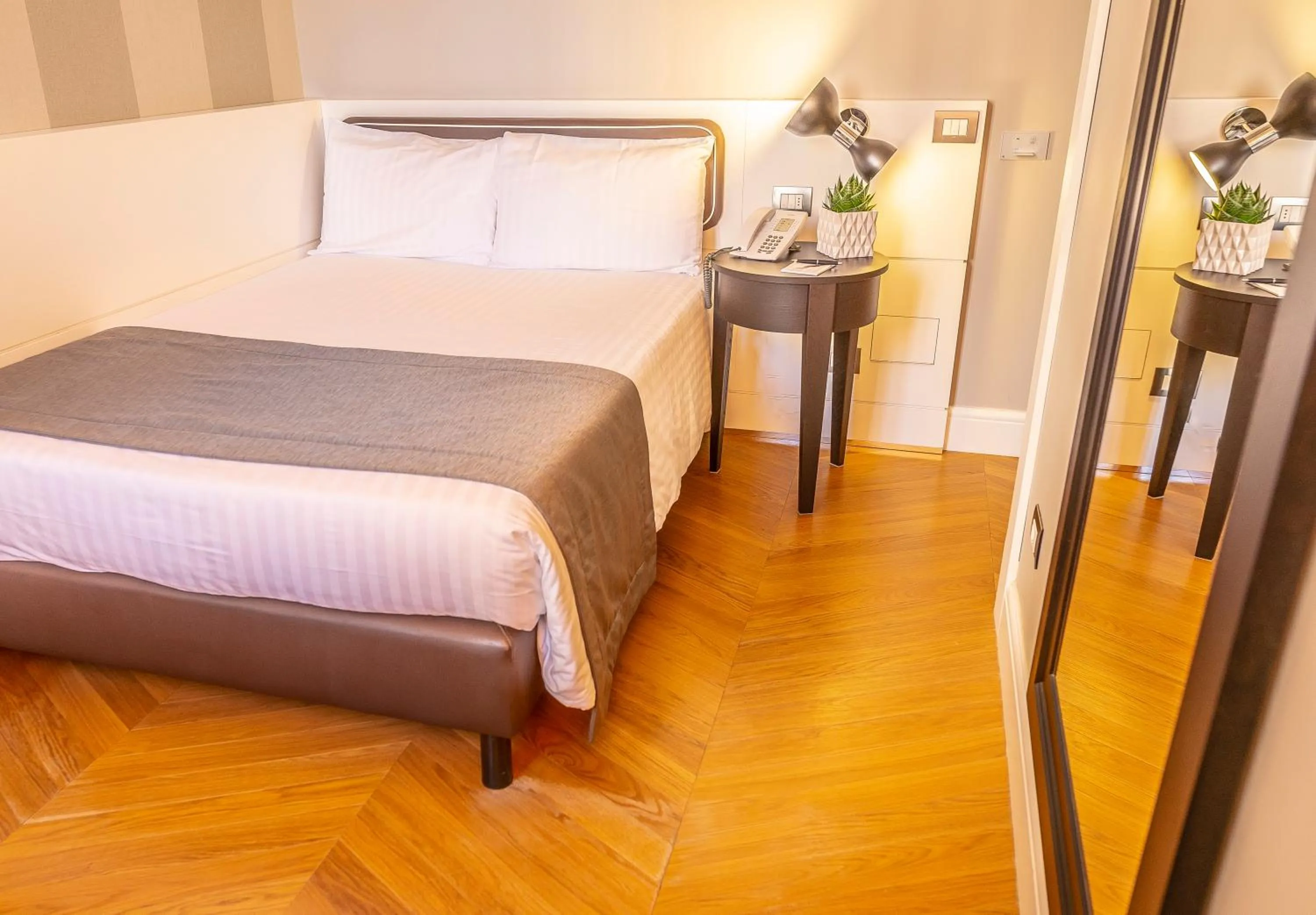 Bed in Hotel Grande Italia