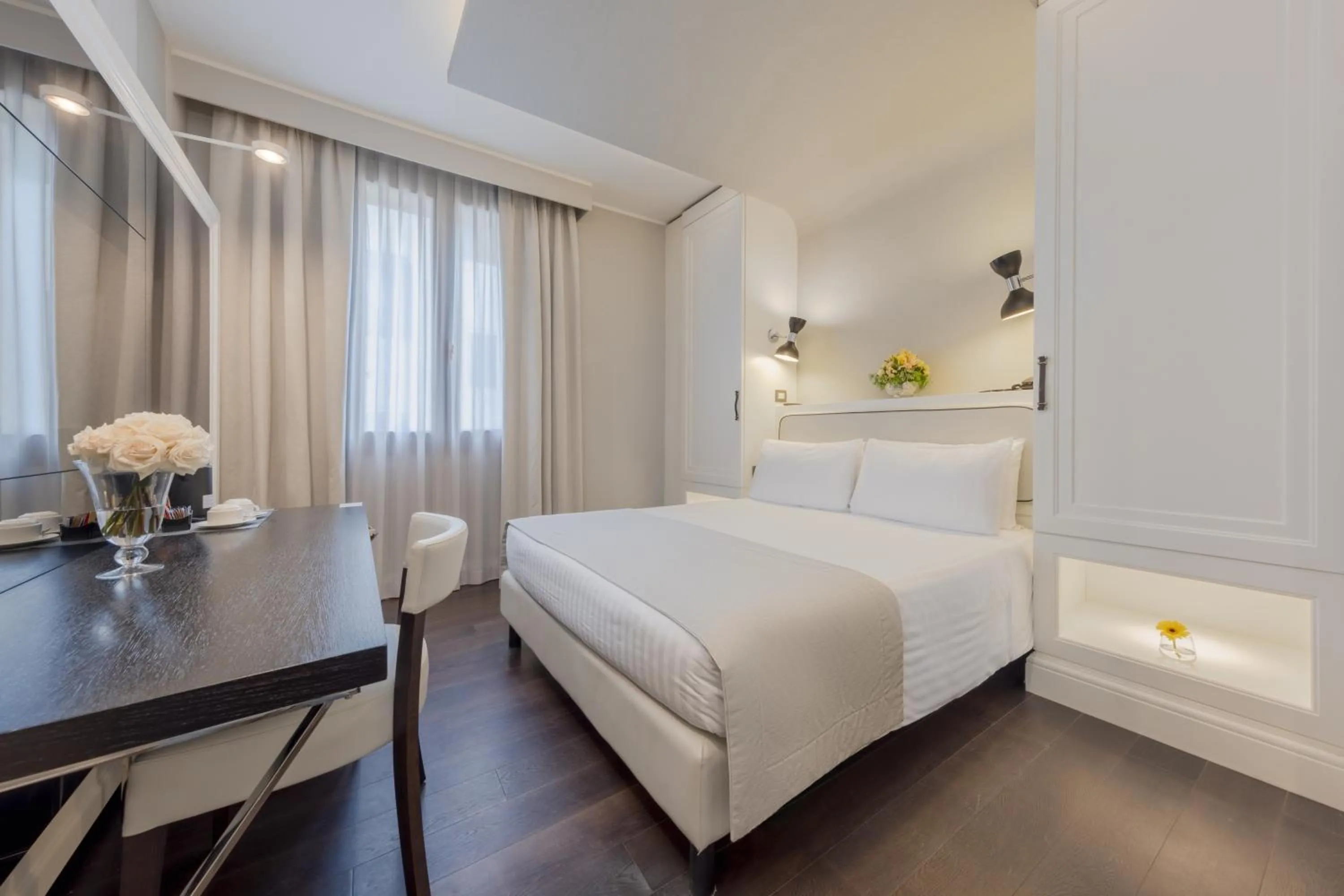 Bedroom, Bed in Hotel Grande Italia